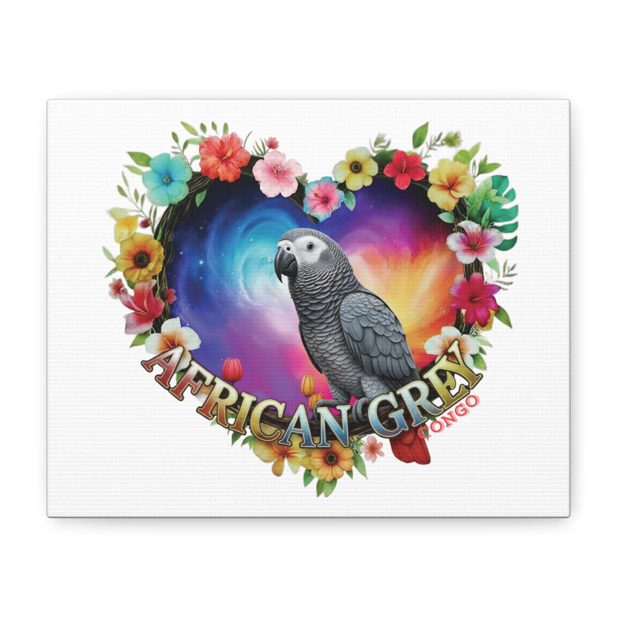 African Grey Congo Wall-Hanging