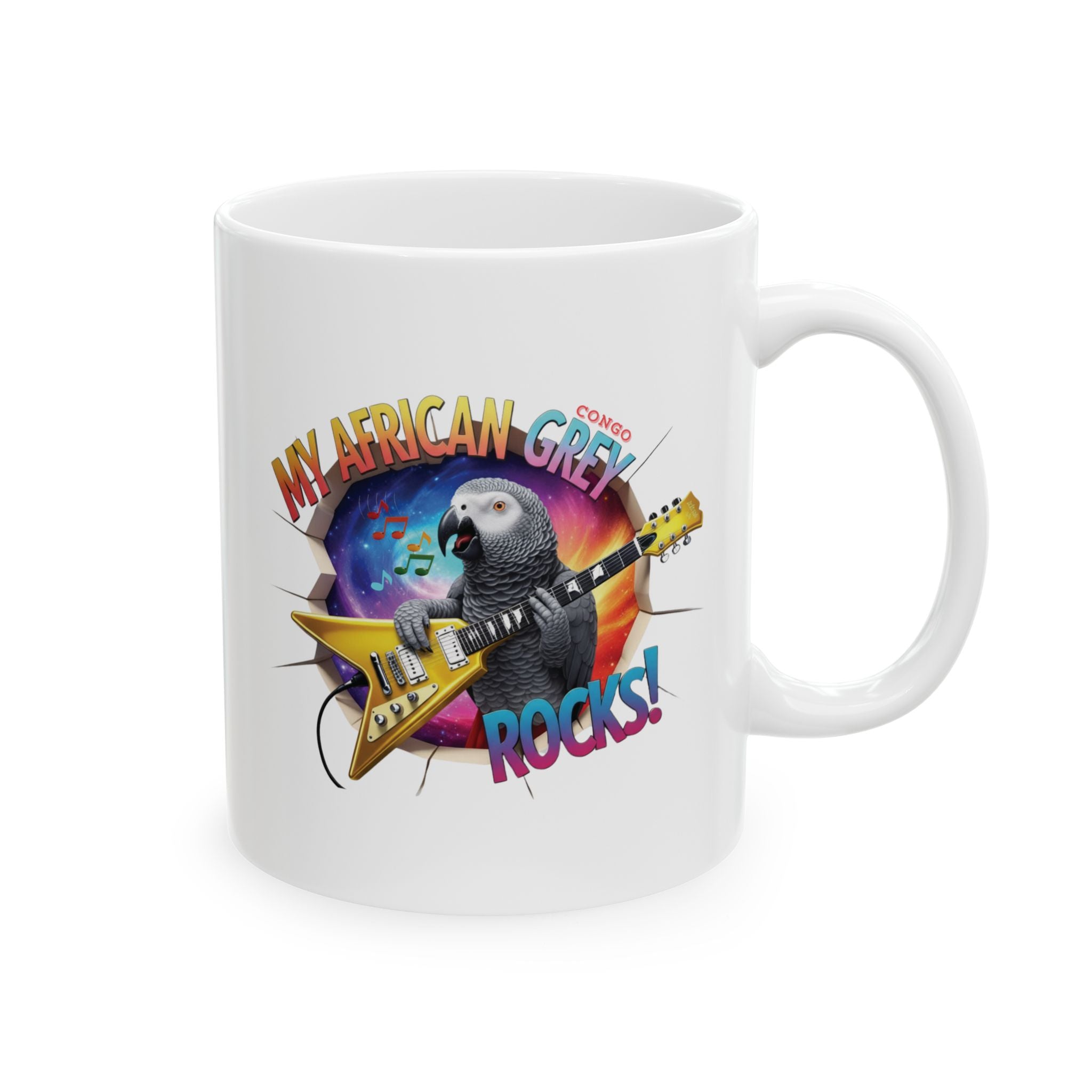 African Grey Congo Rocks Mug