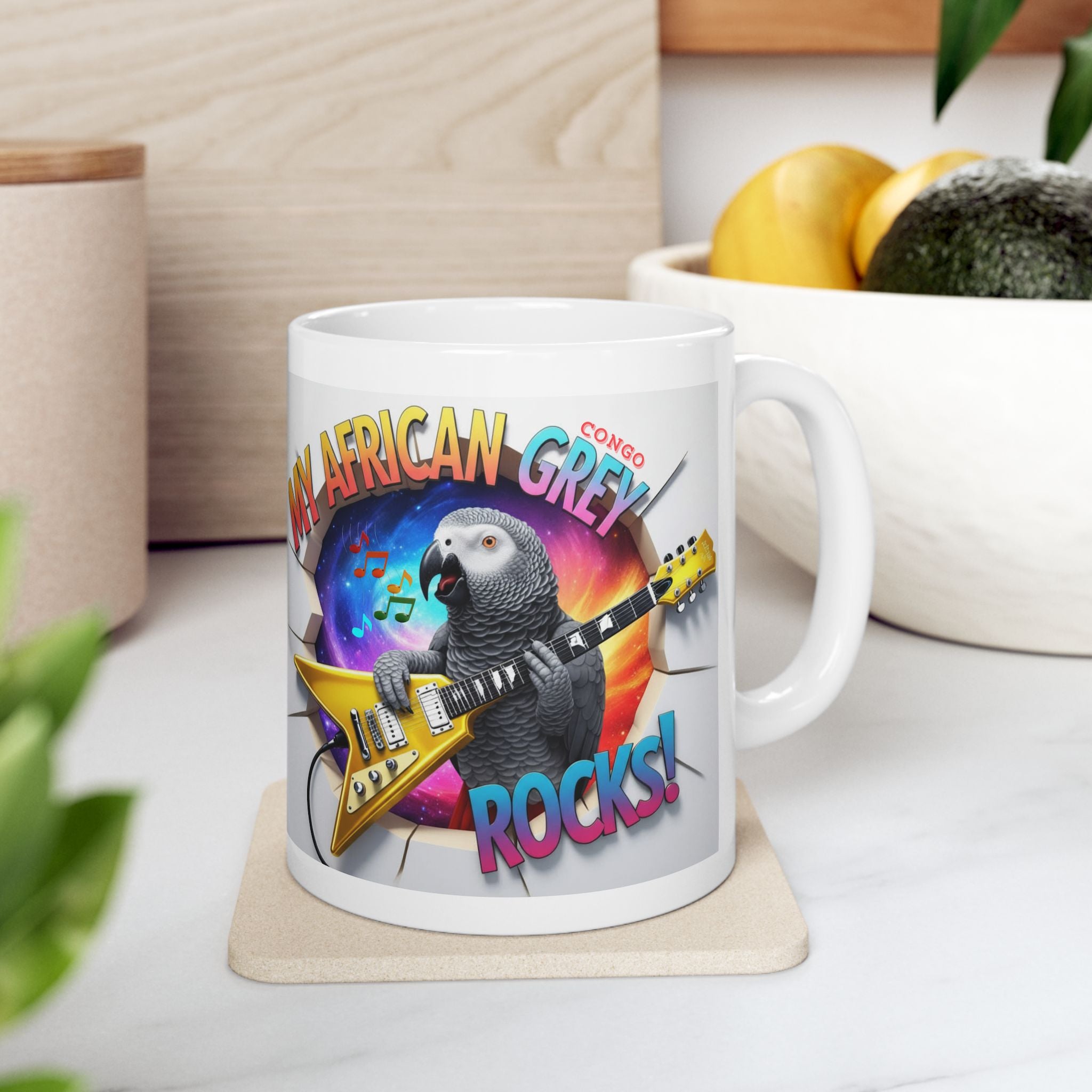 My African Grey Congo Rocks Mug