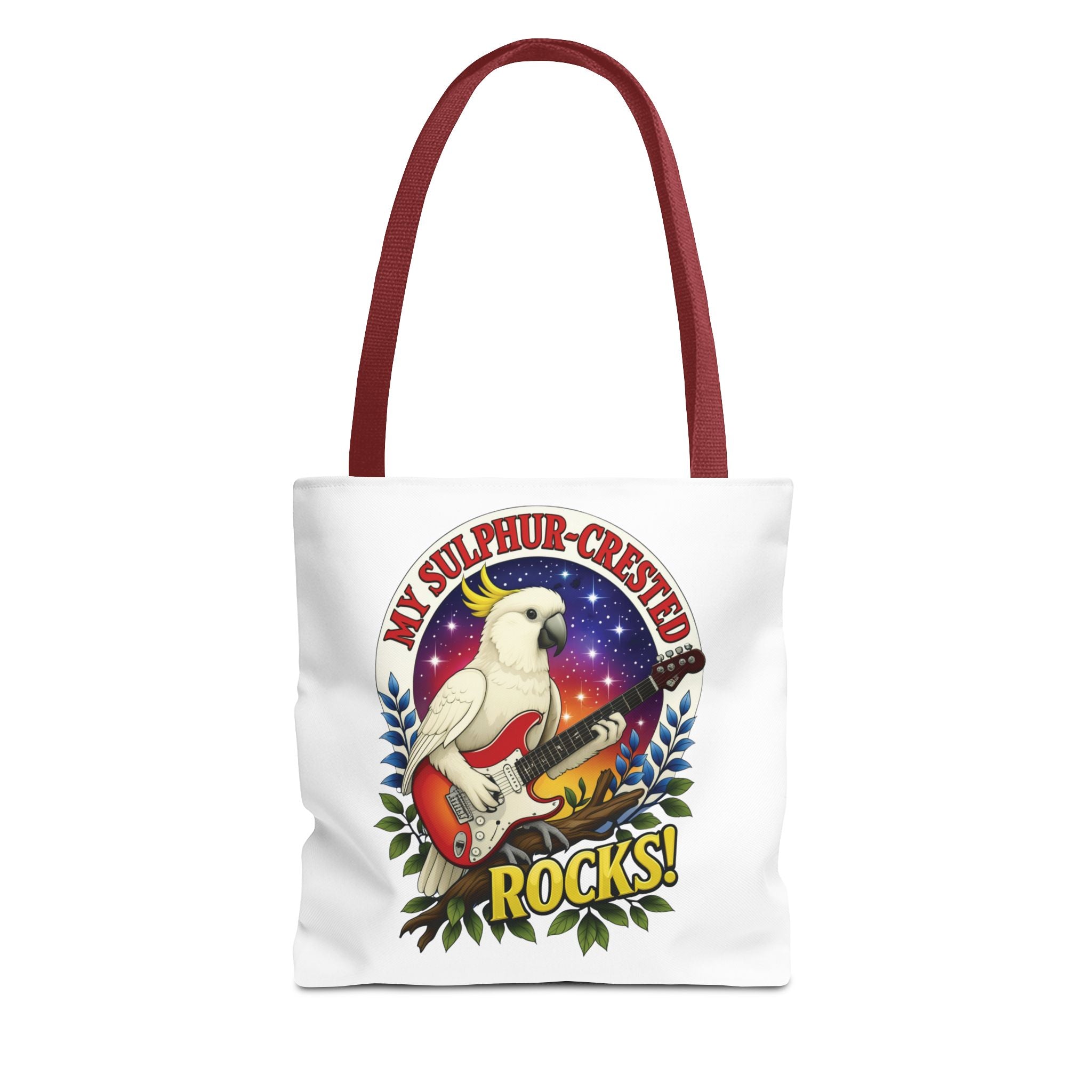 Sulphur-Crested Cockatoo Rocks Tote Bag