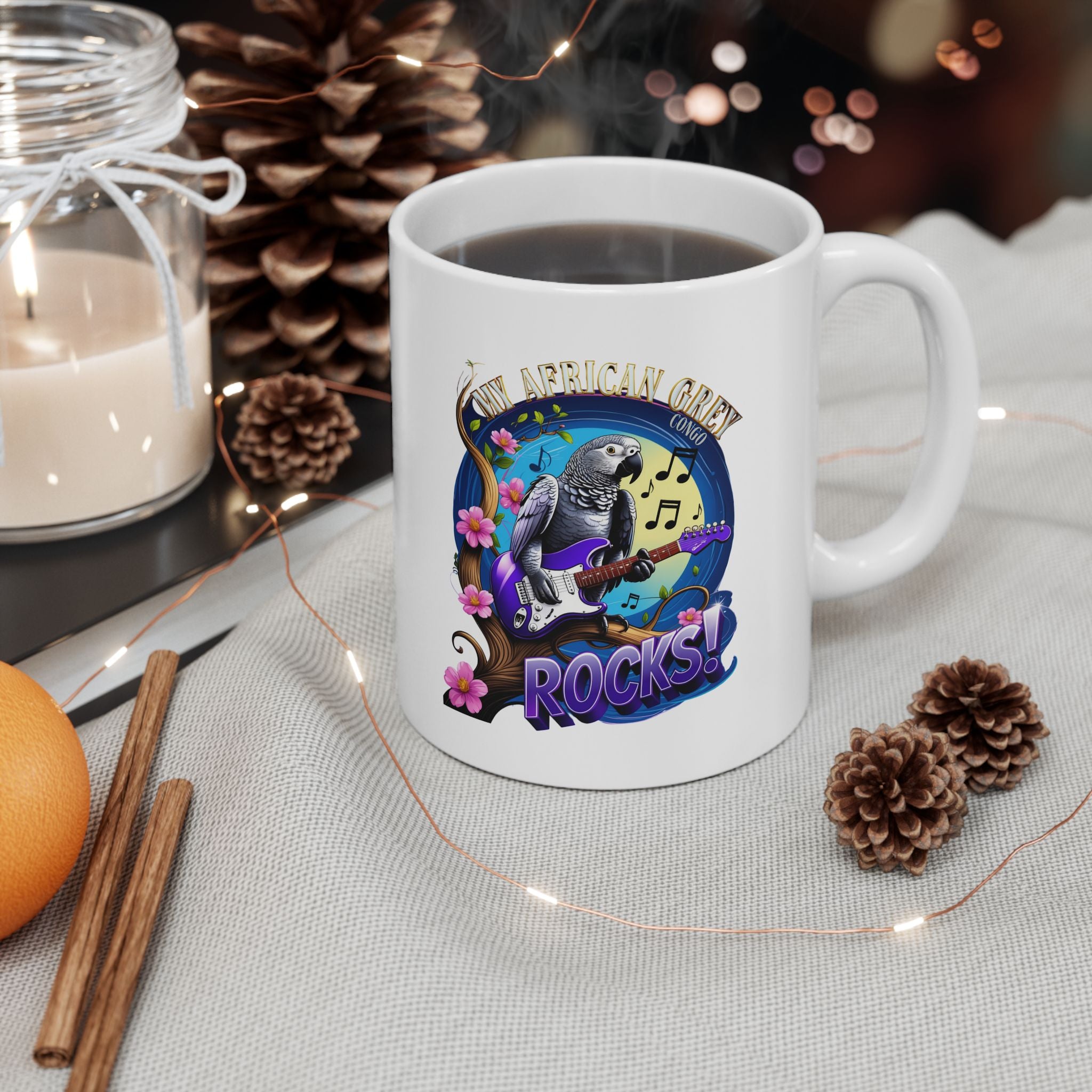 African Grey Congo Mug