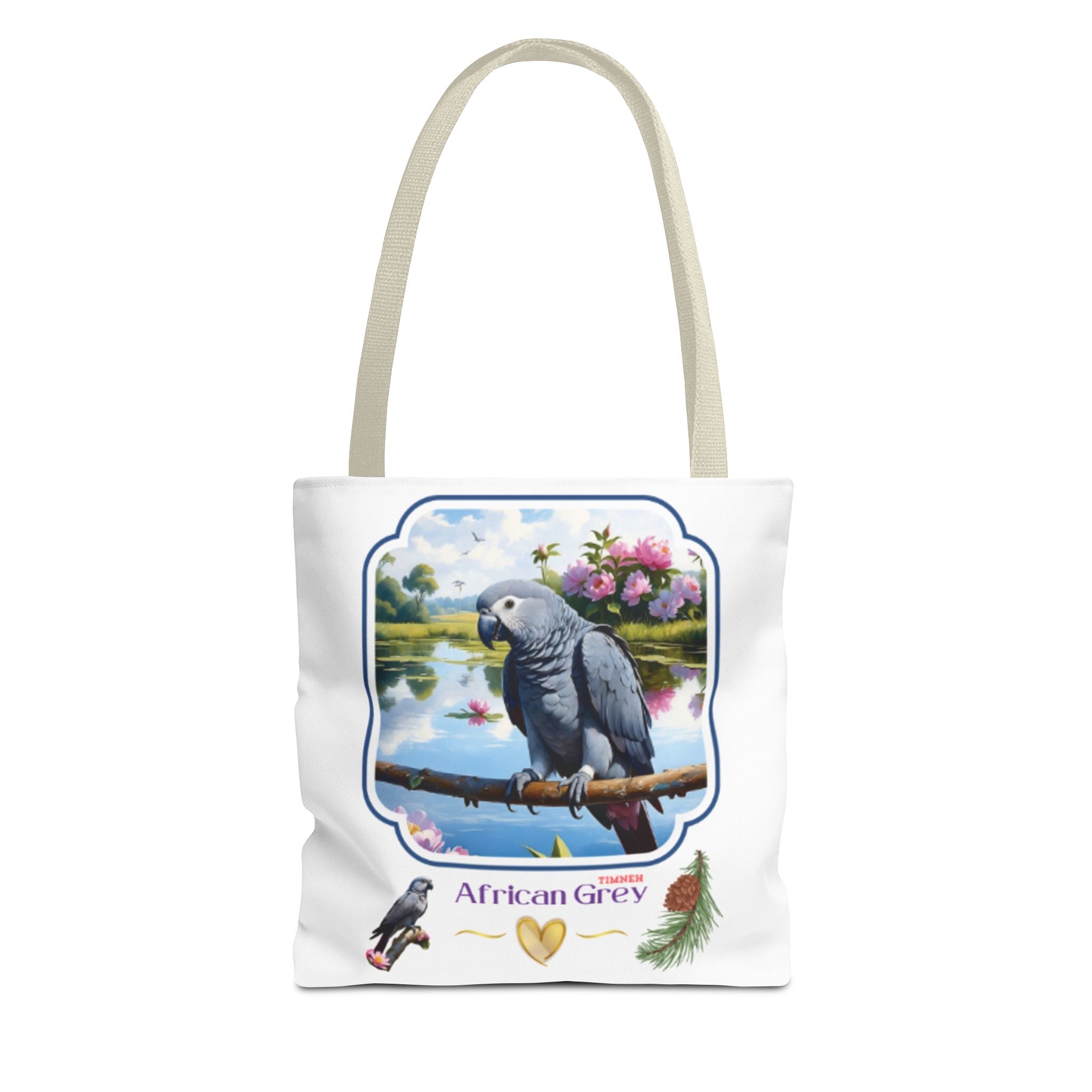 African Grey Timneh Nature Totebag