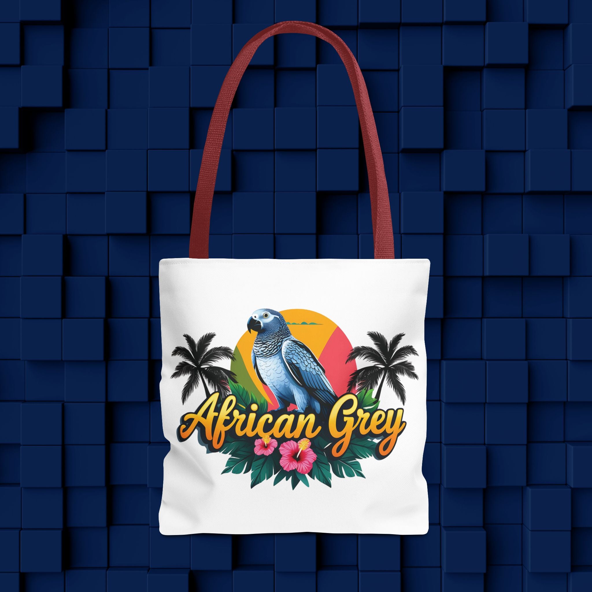Tote Bag With African Grey Design