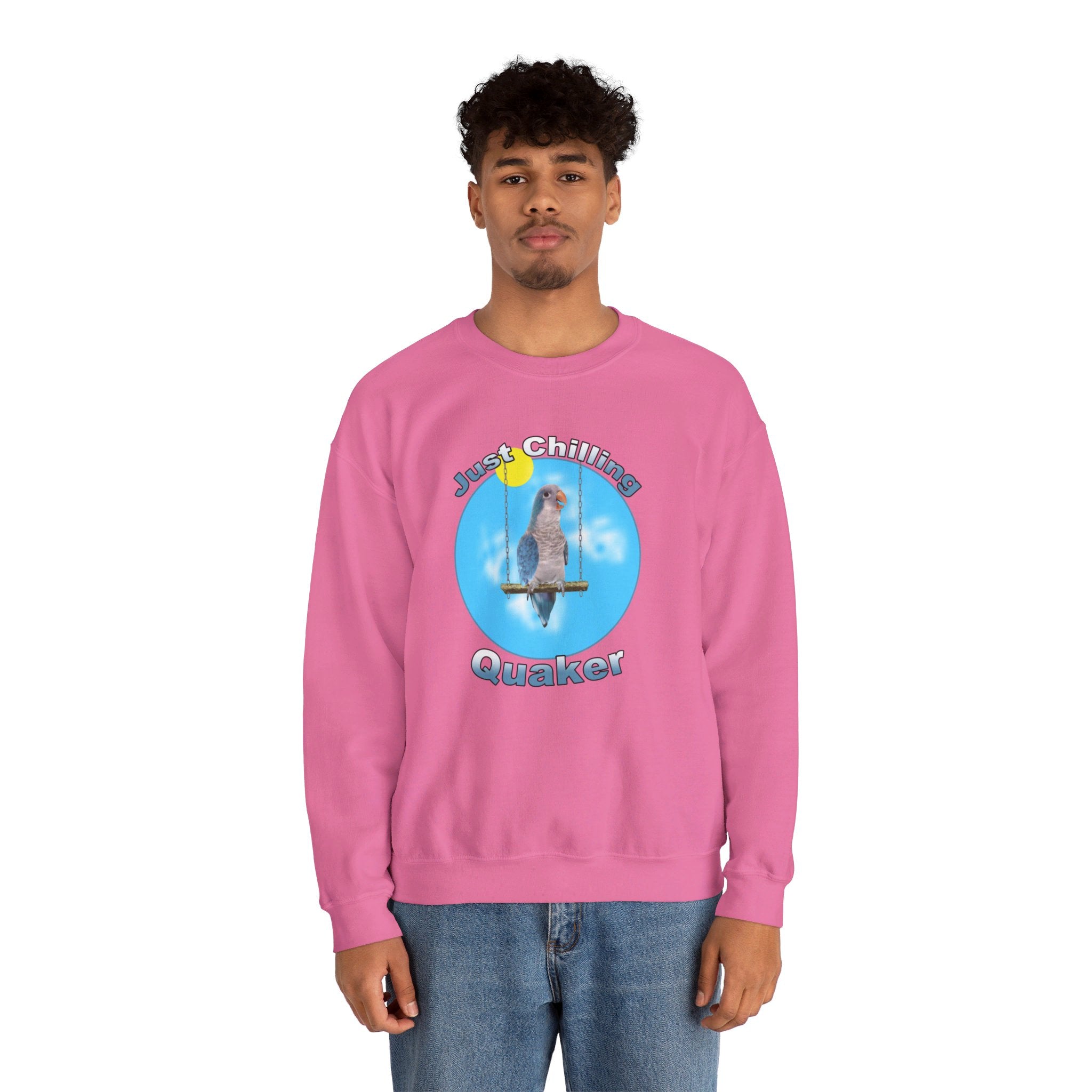 Just Chilling Swing Blue Quaker Sweatshirt