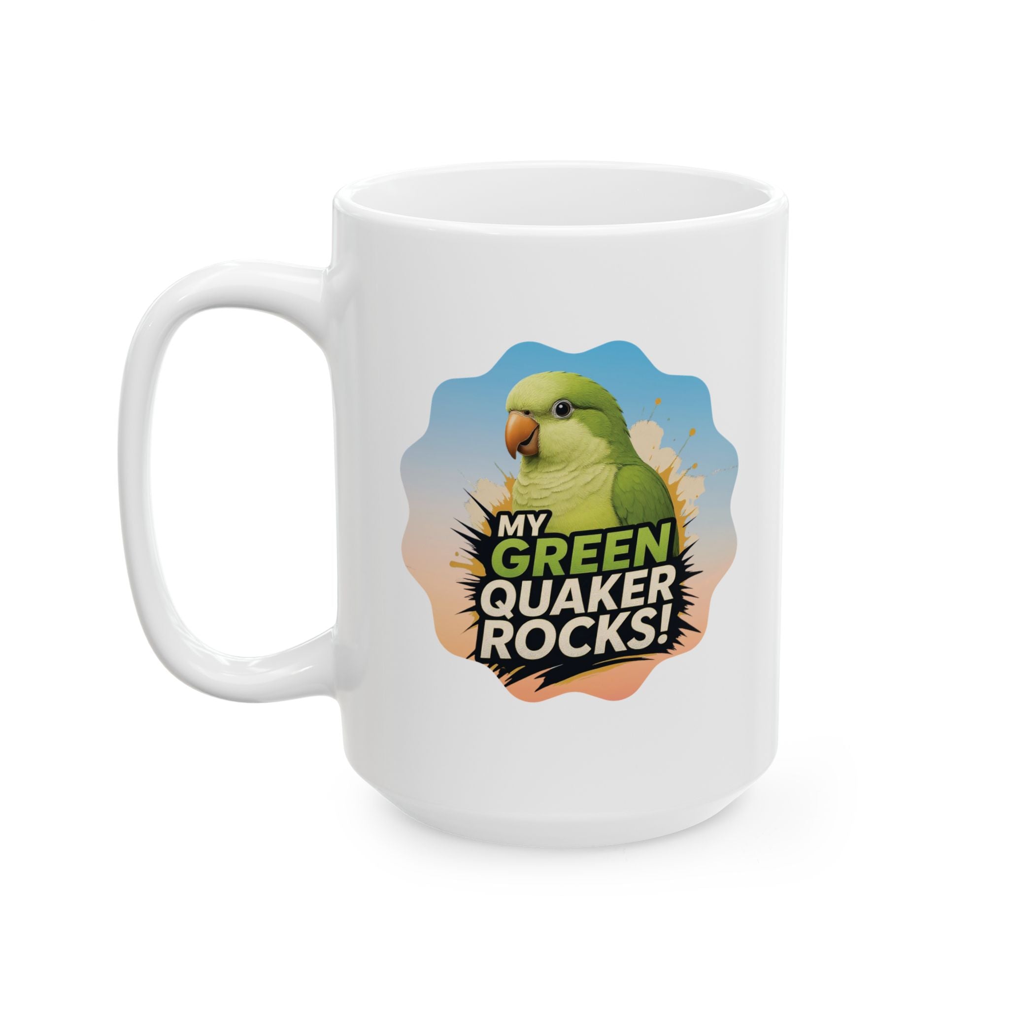 Green Quaker Rocks Mug
