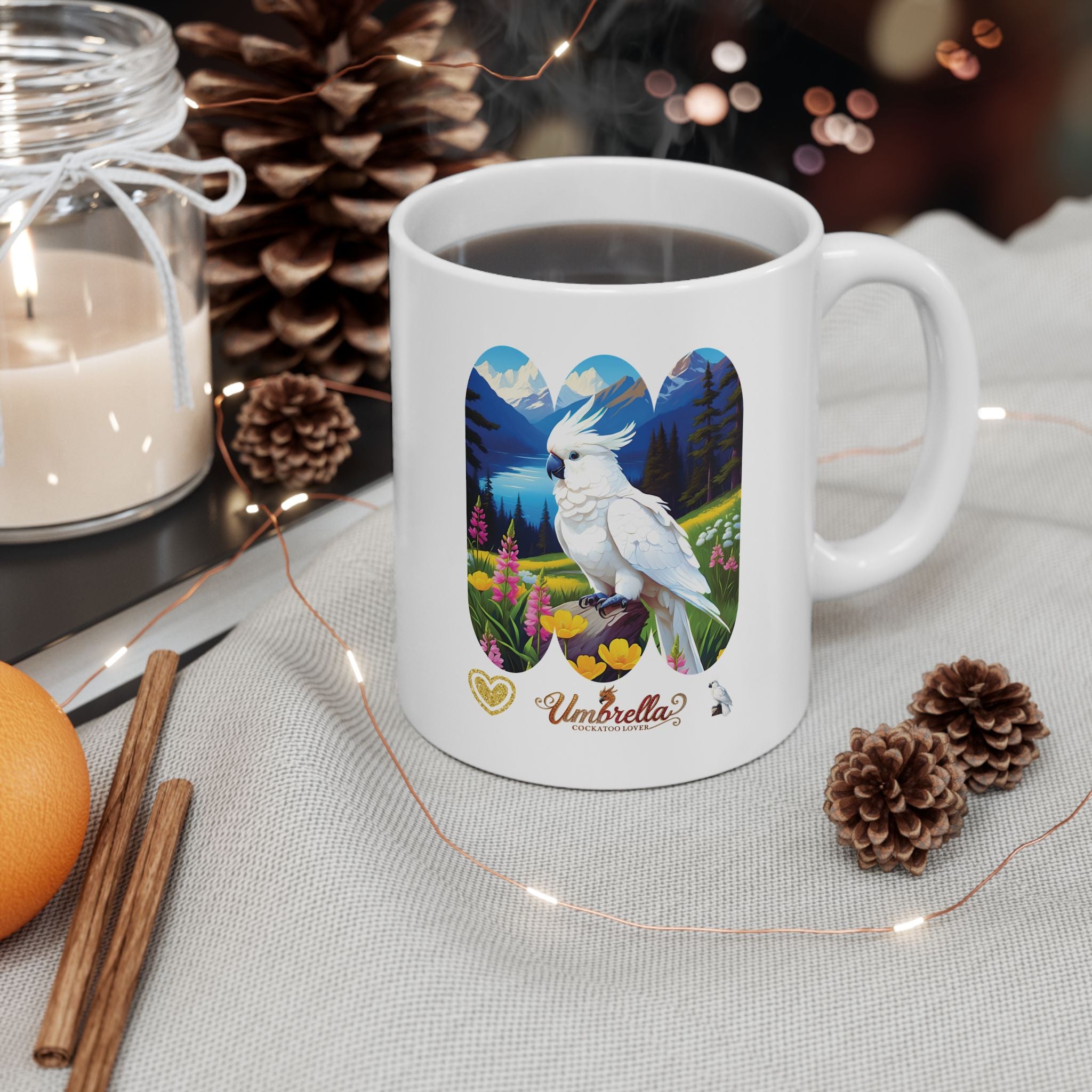Mountain Umbrella Cockatoo Lover Mug