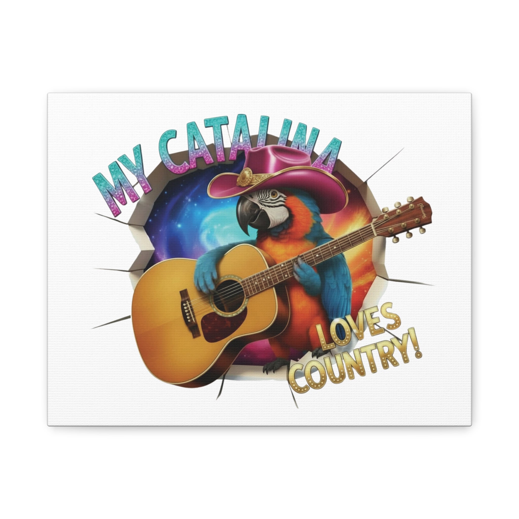 Catalina Macaw Breakthrough Wall-Hanging