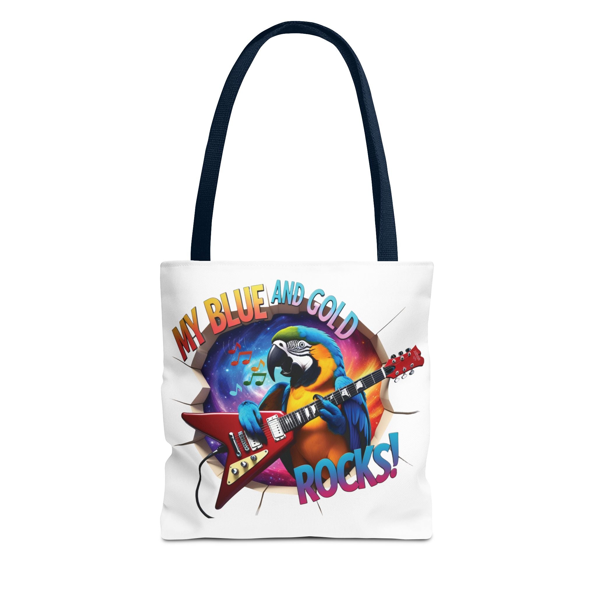 Blue And Gold Rocks Tote Bag