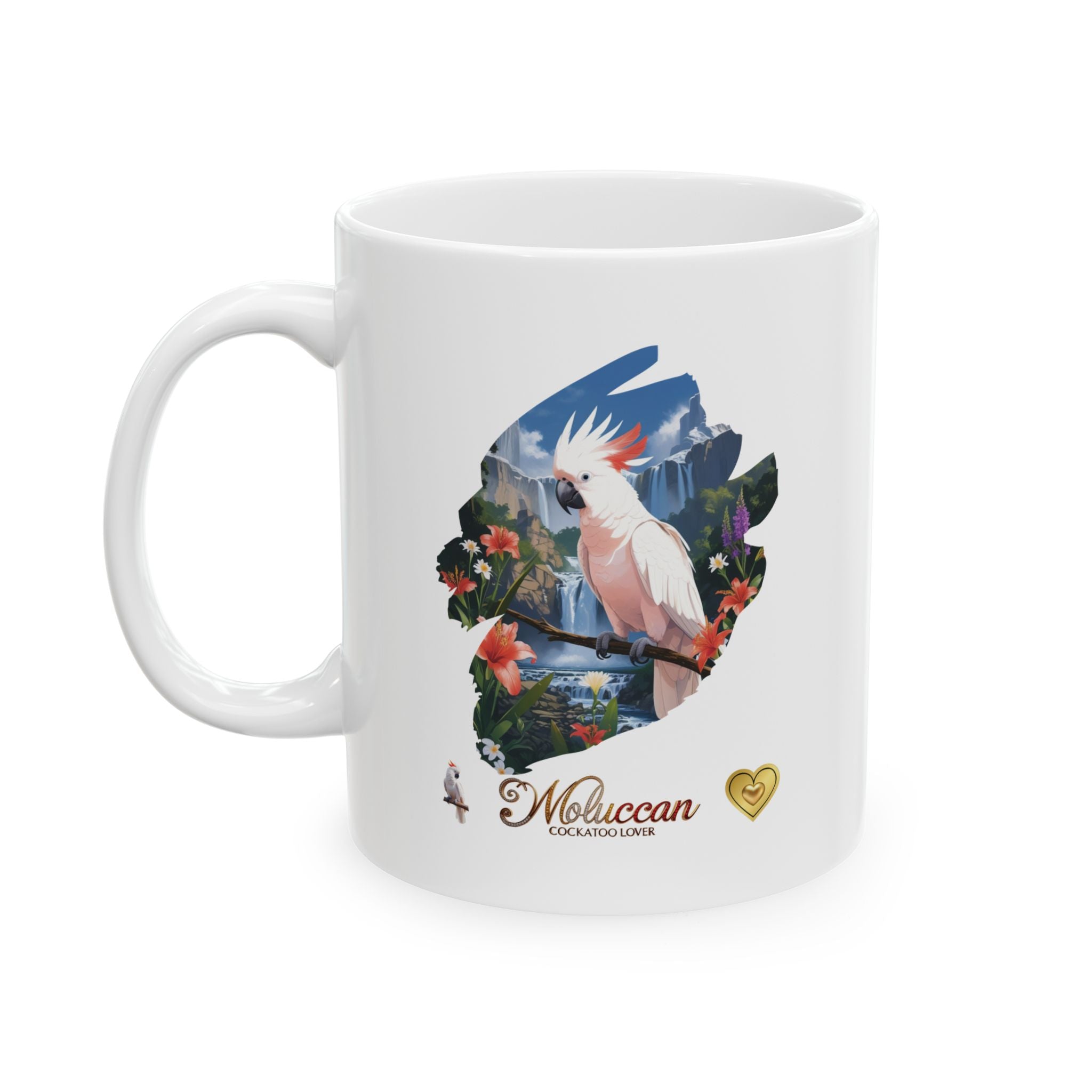 Moluccan Cockatoo Lover Waterfall Mug