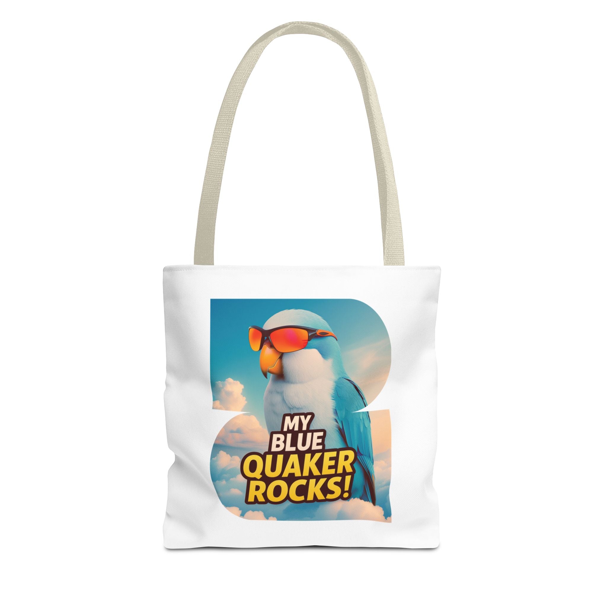 Blue Quaker Tote Bag