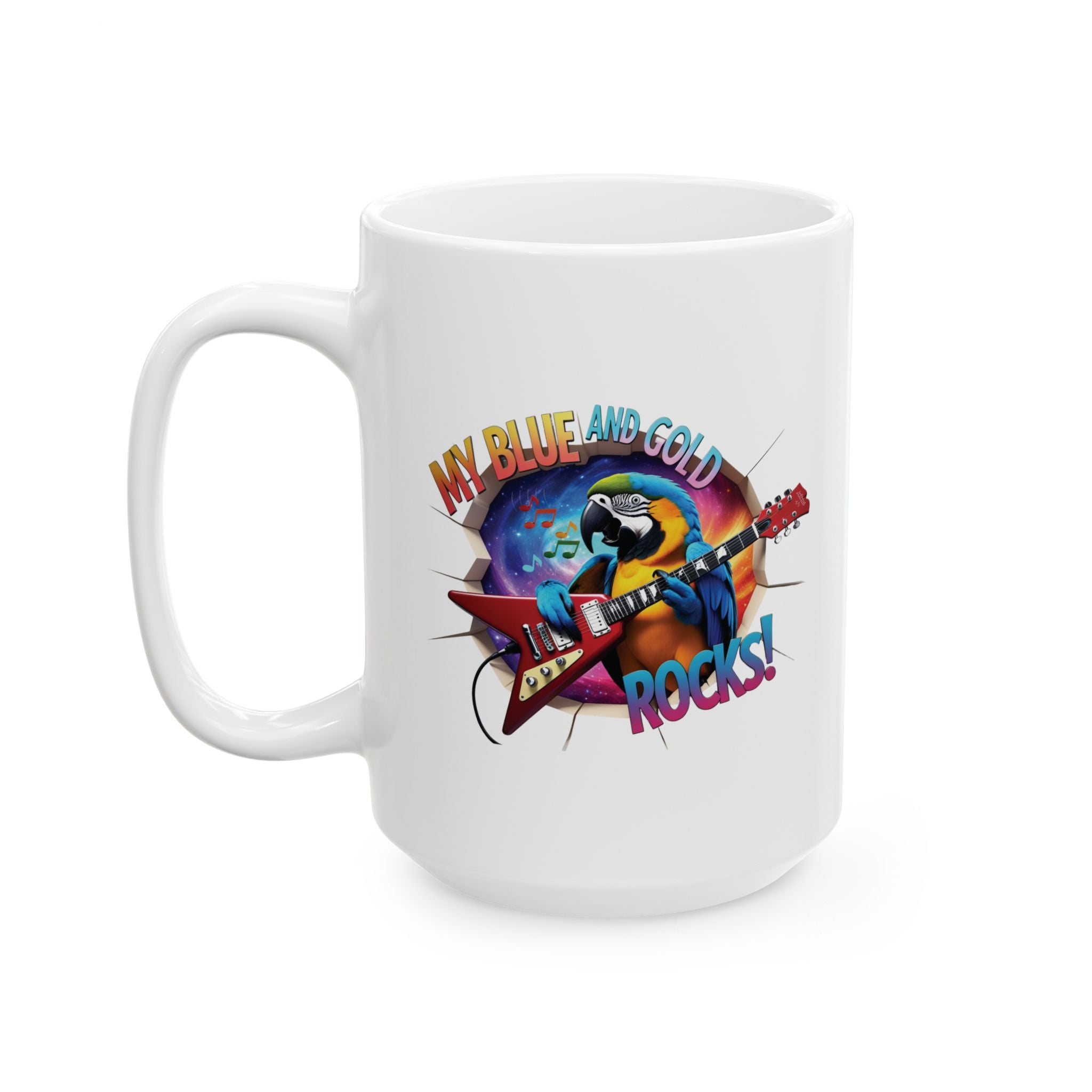 My Blue & Gold Rocks Mug