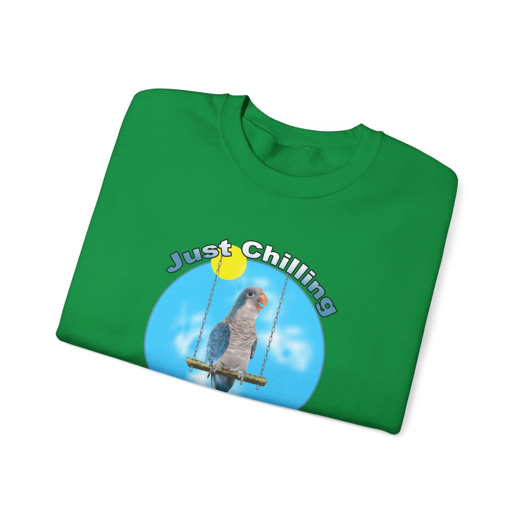 Just Chilling Swing Blue Quaker Sweatshirt