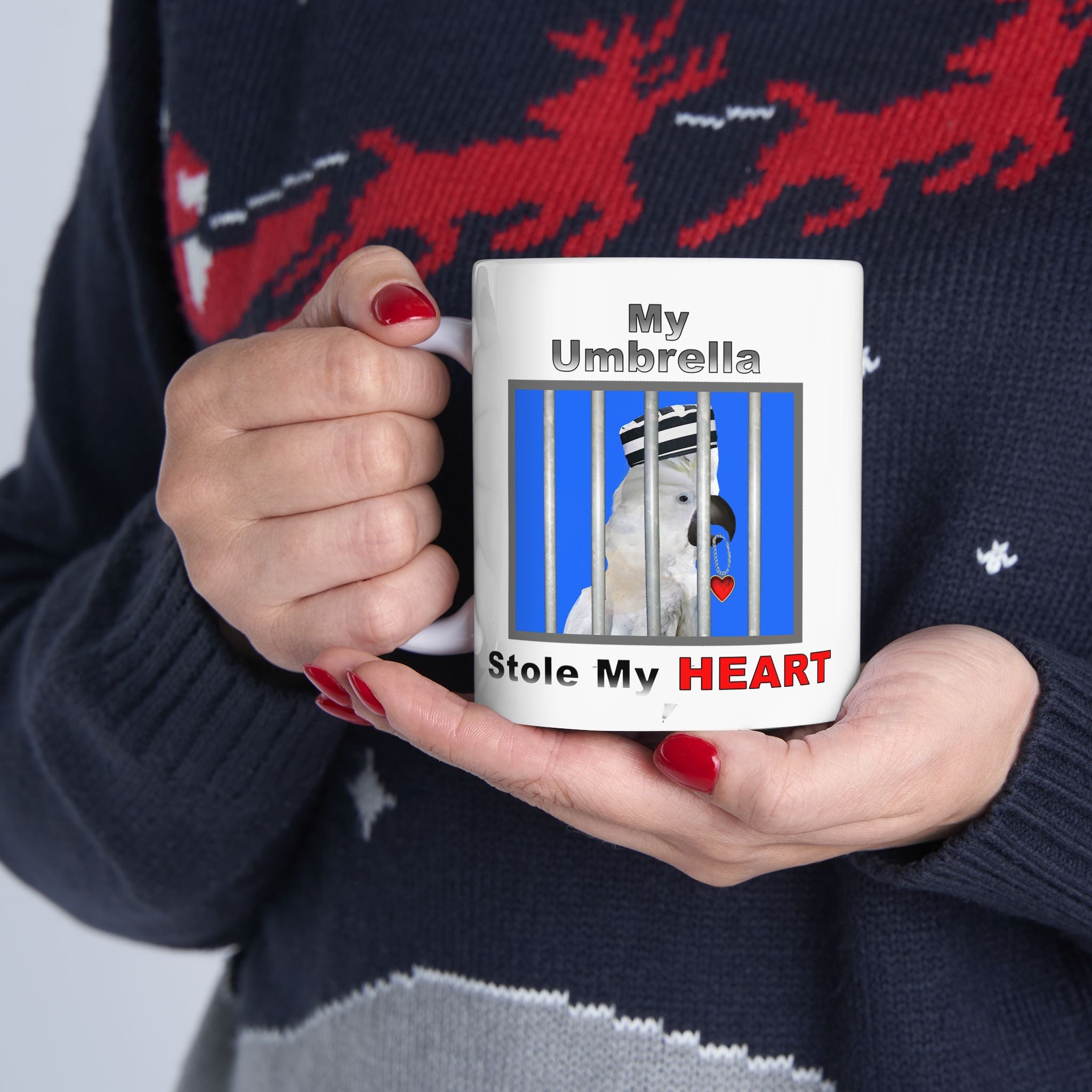 My Umbrella Stole My Heart Jailbird Mug