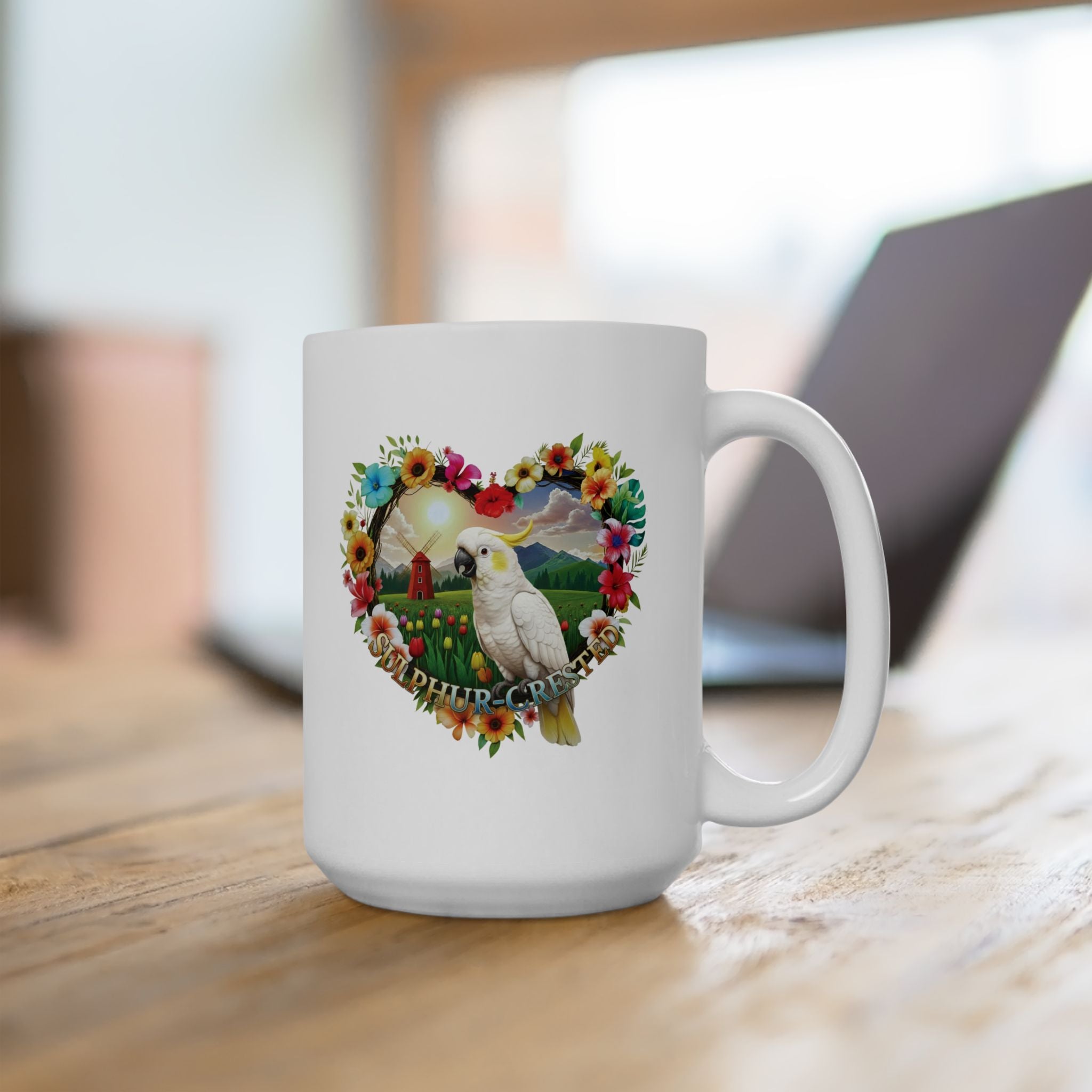White Sulphur Crested Nature Mug