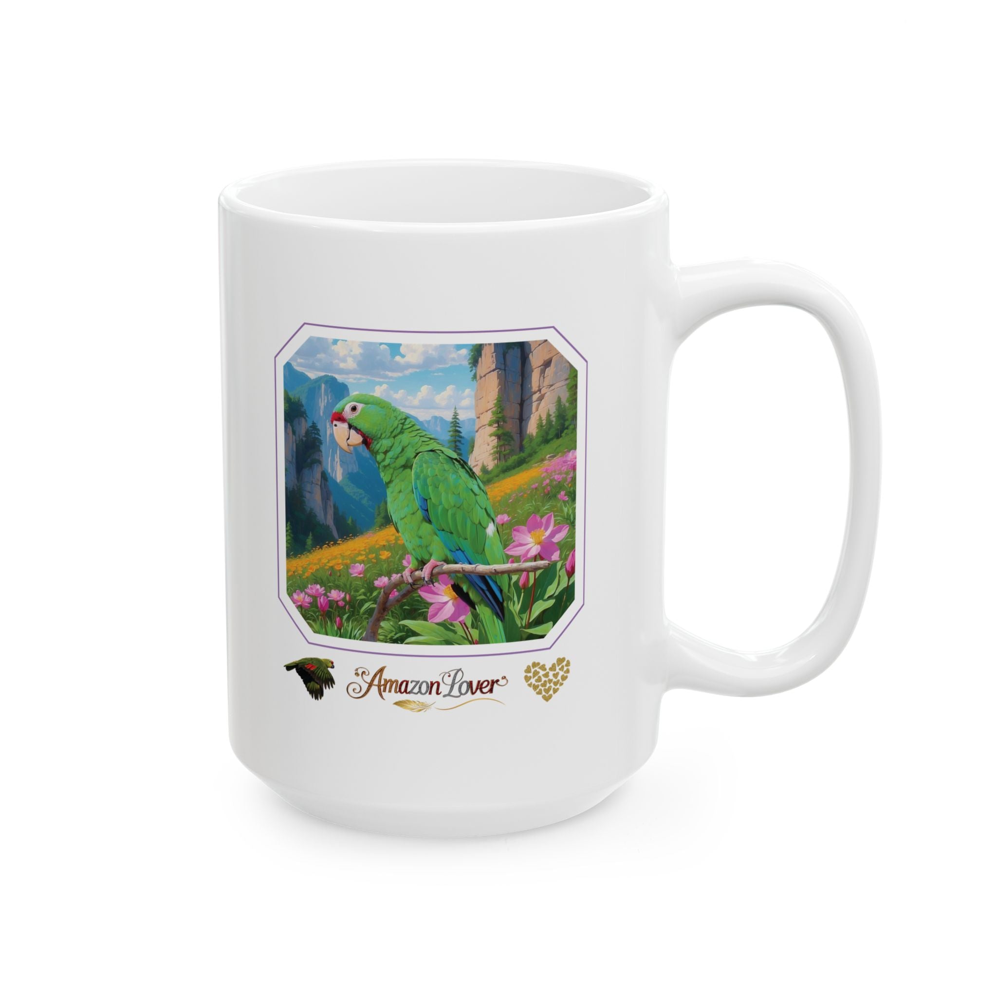 Amazon Lover Floral Scenic Mug
