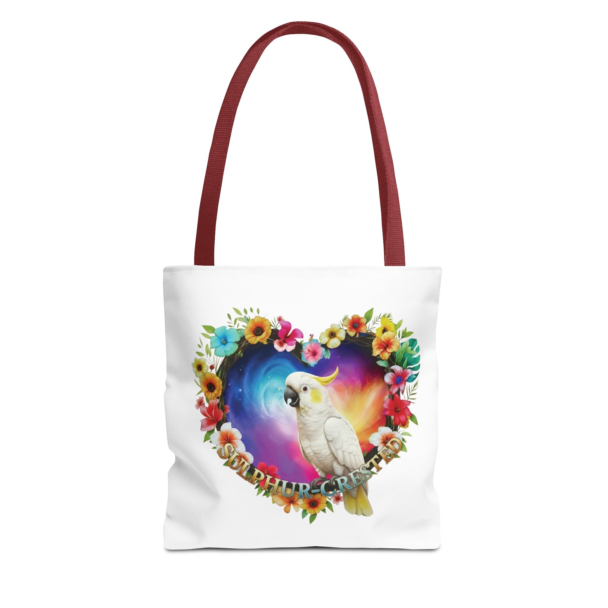 Sulphur Crested Floral Tote Bag
