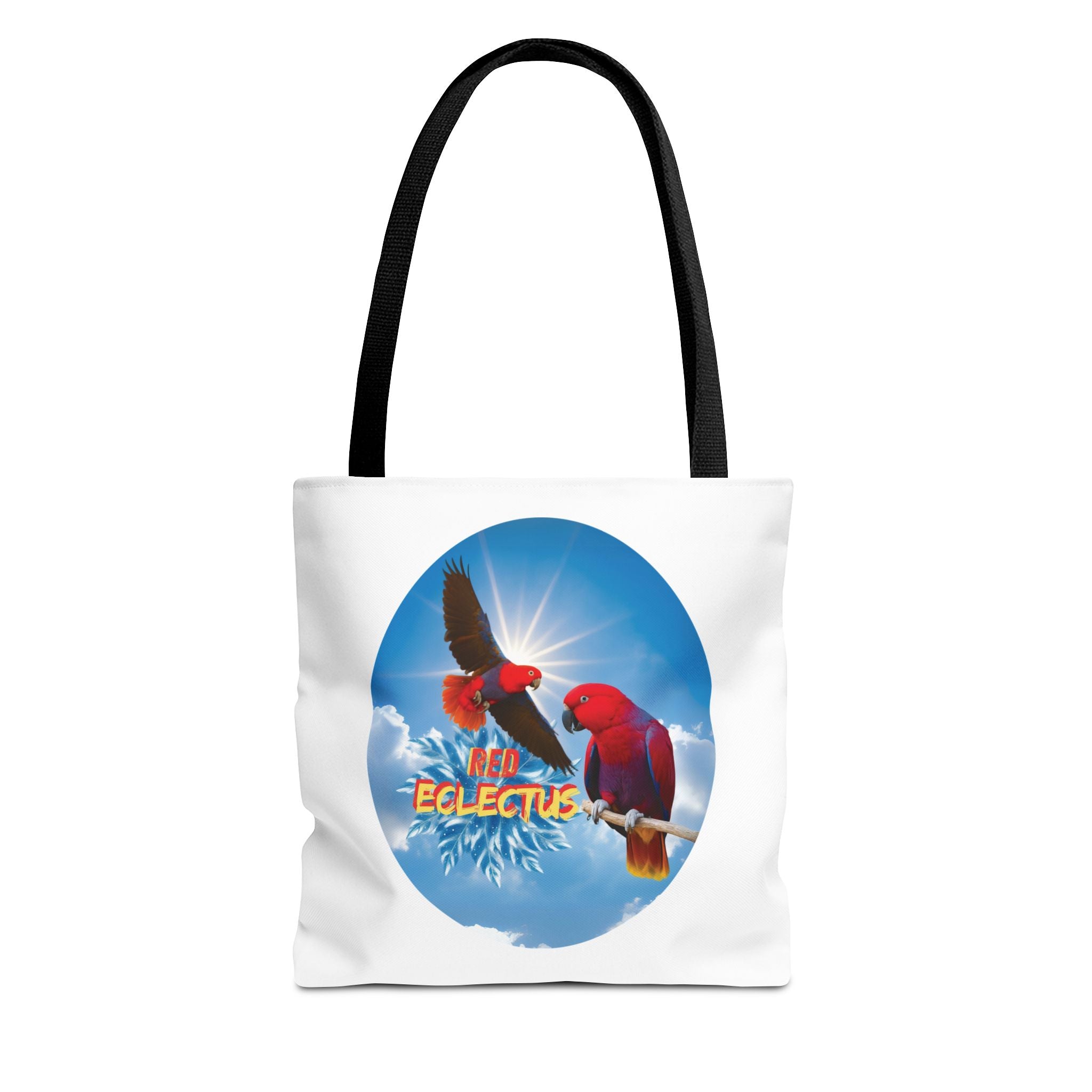 Red Eclectus Parrot Tote Bag