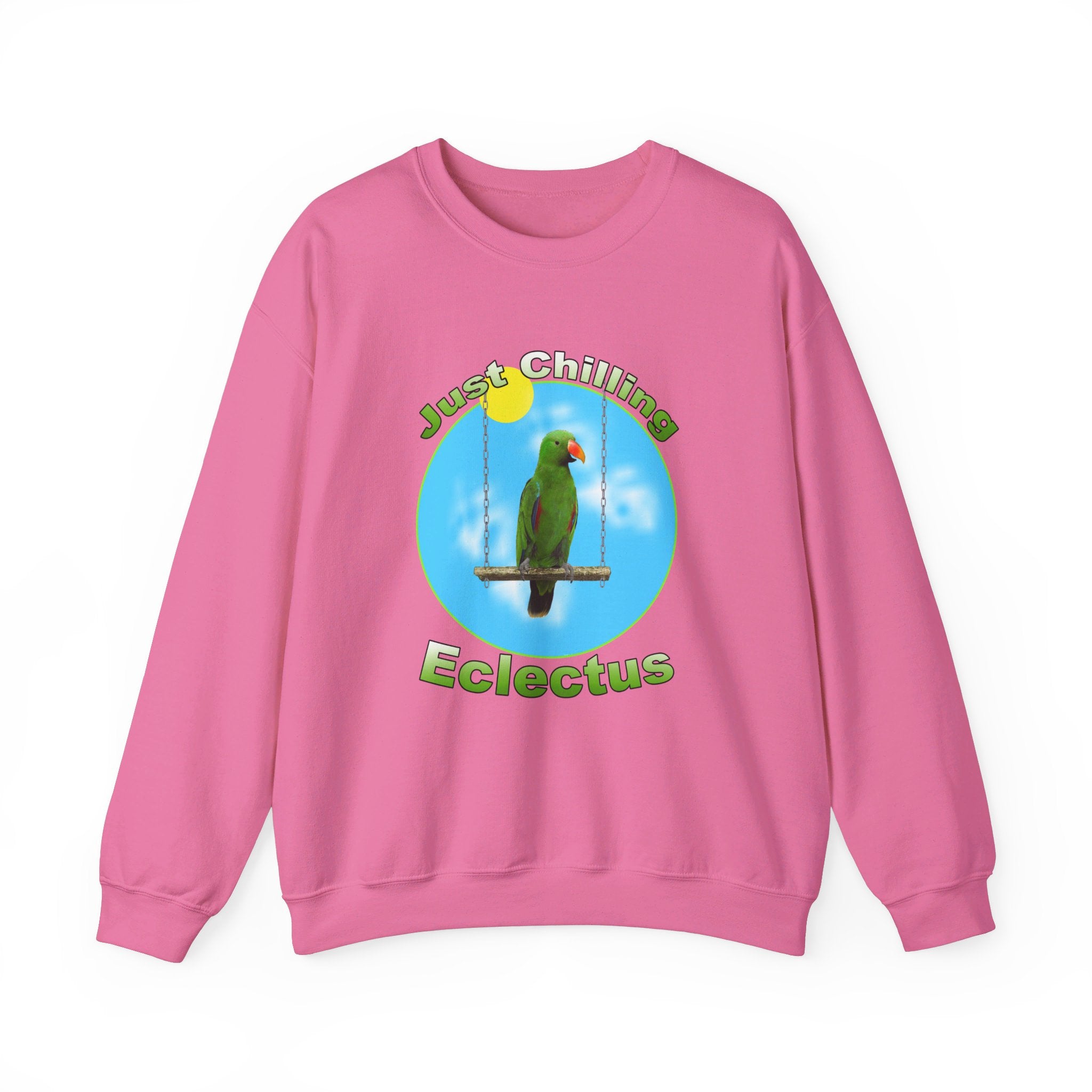 Just Chilling Swing Green Eclectus Sweatshirt