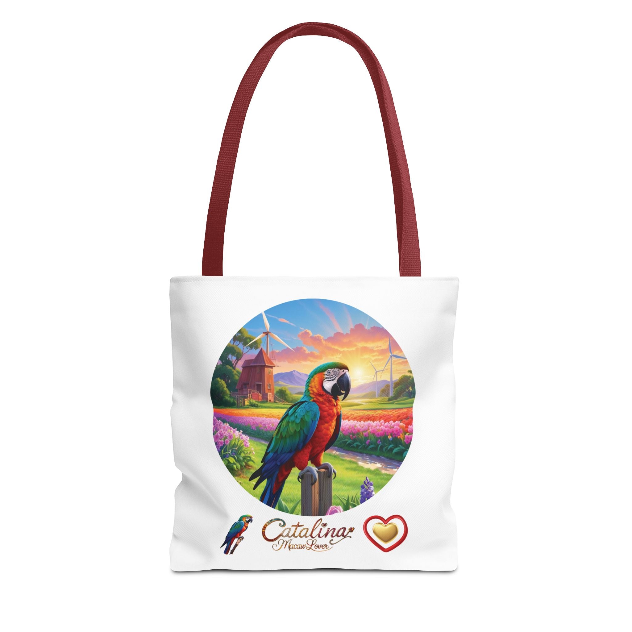 Catalina Macaw Lover Floral Tote Bag