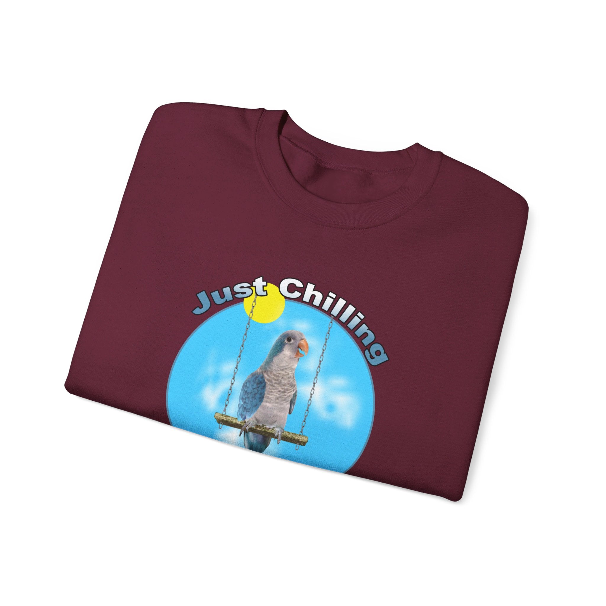Just Chilling Swing Blue Quaker Sweatshirt