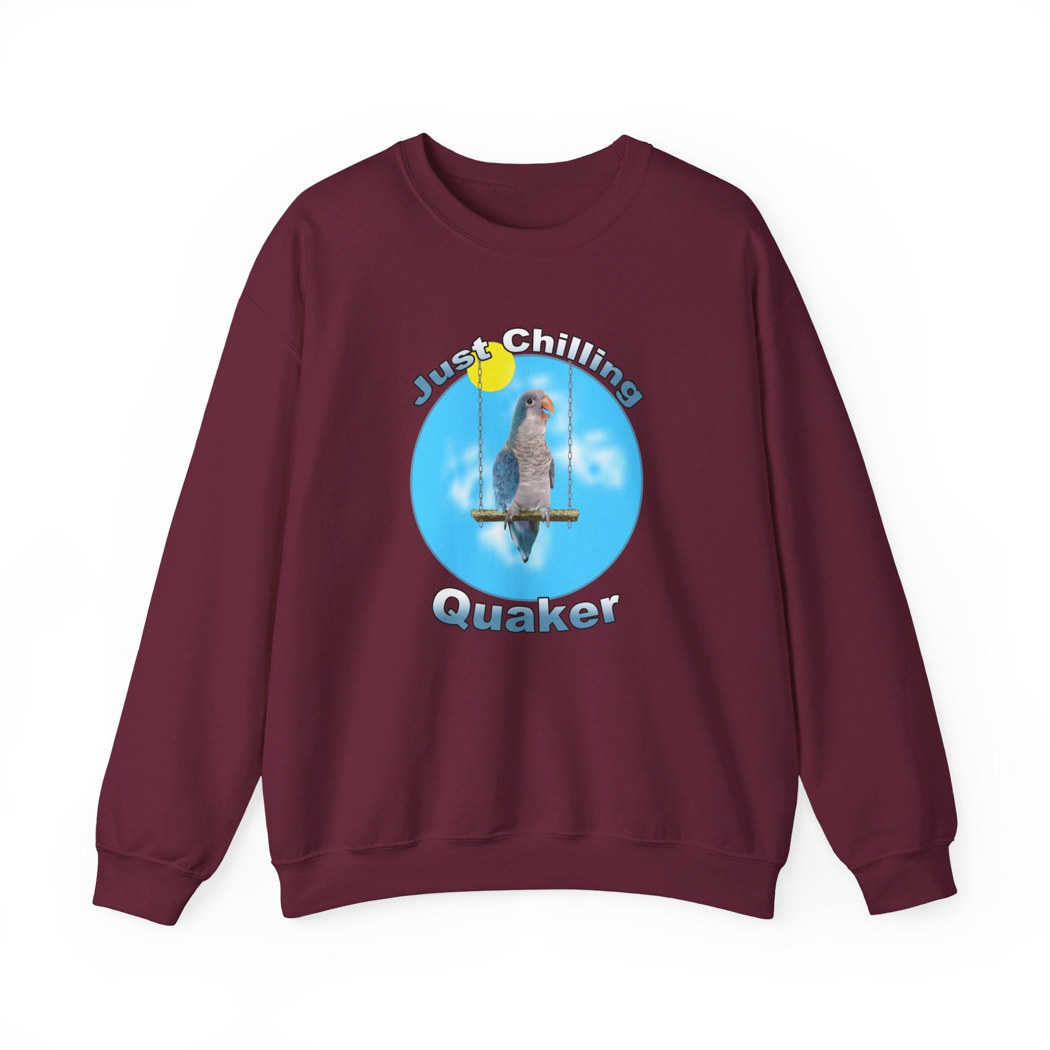Just Chilling Swing Blue Quaker Sweatshirt
