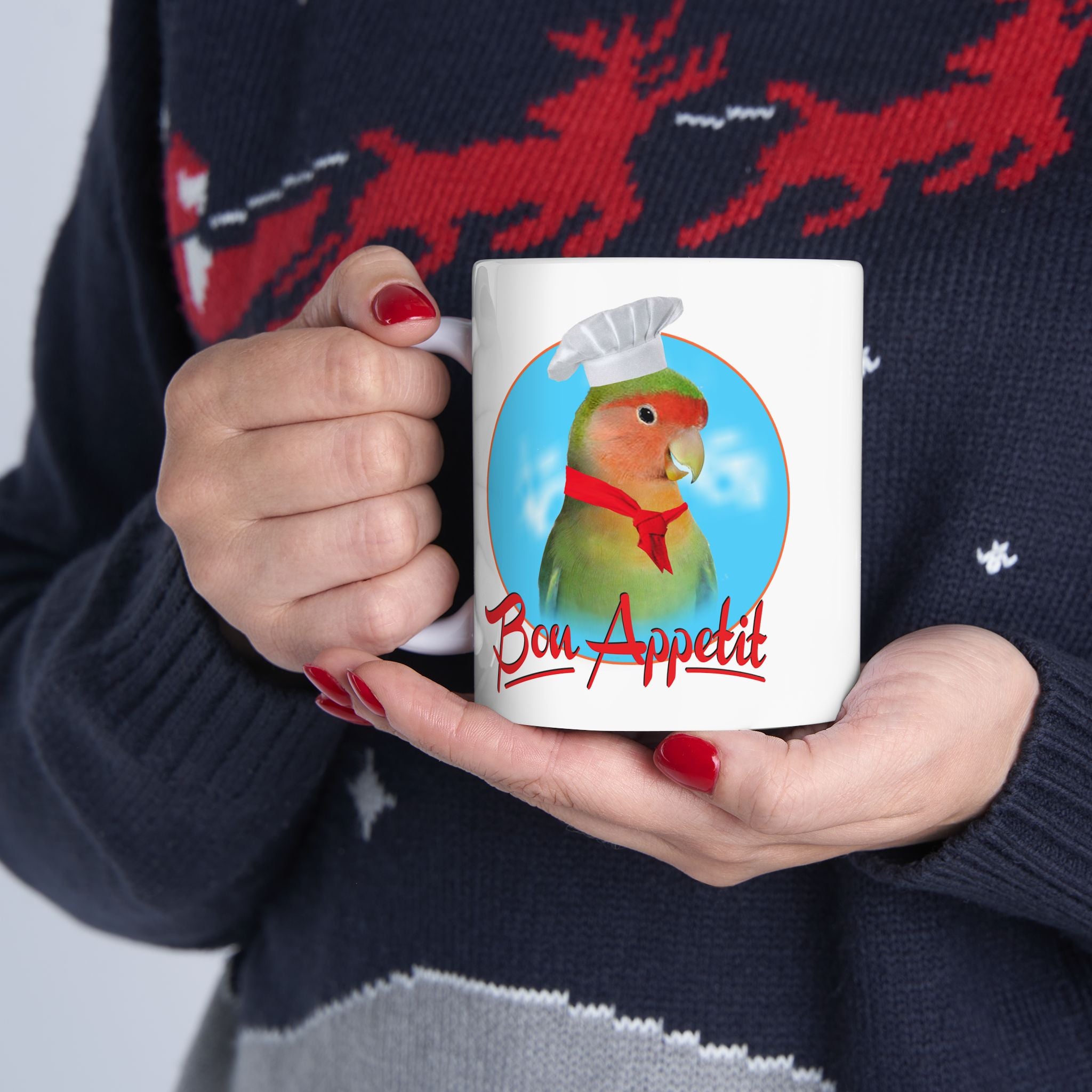 Bon Appetit Lovebird Mug