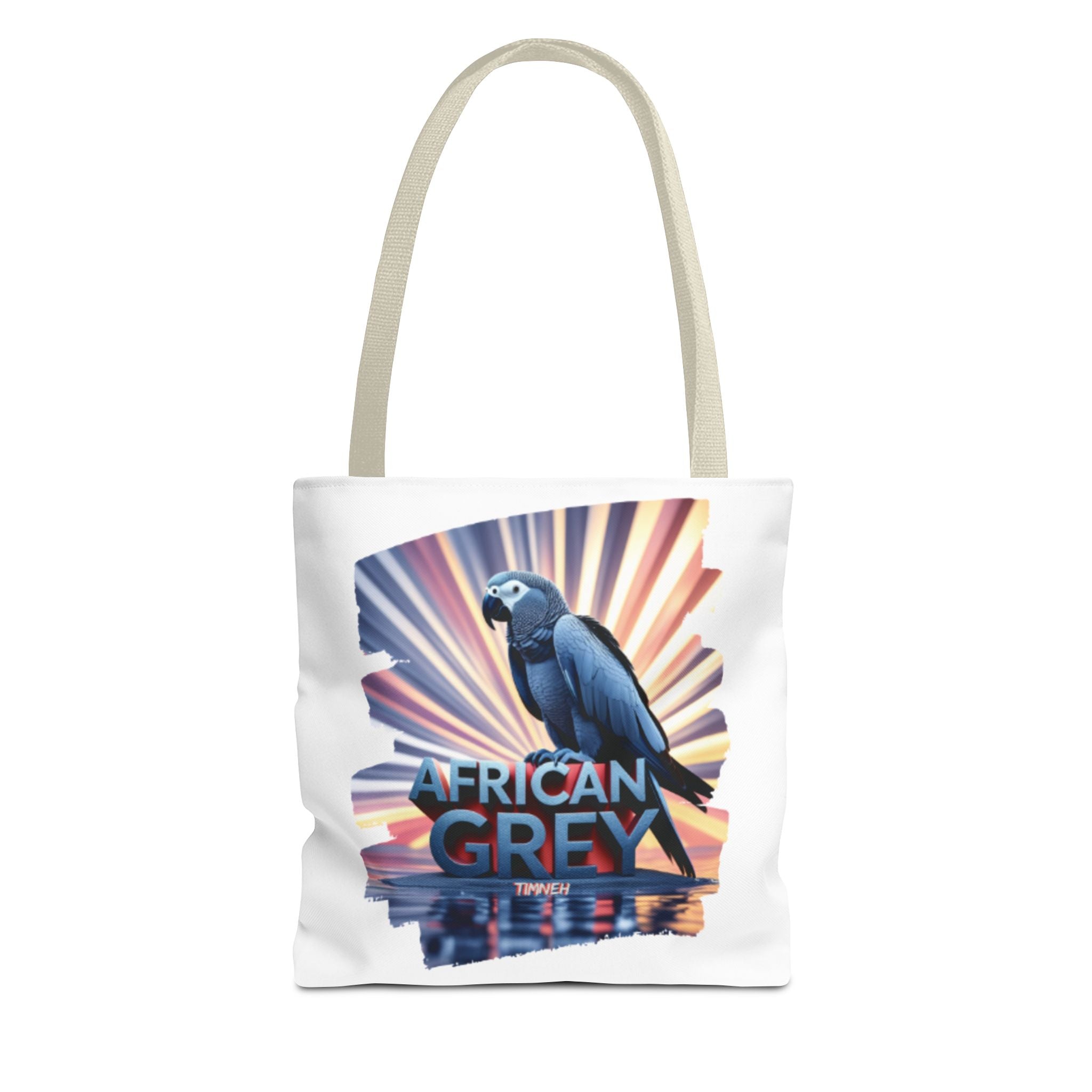 Rainbow African Grey Timneh Tote Bag