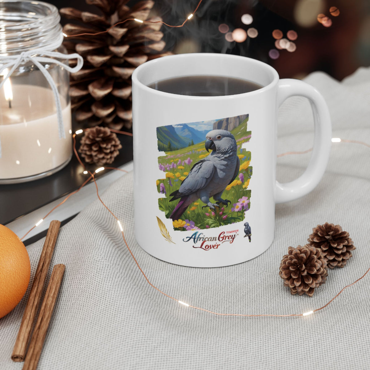 African Grey Timneh Lover Mug