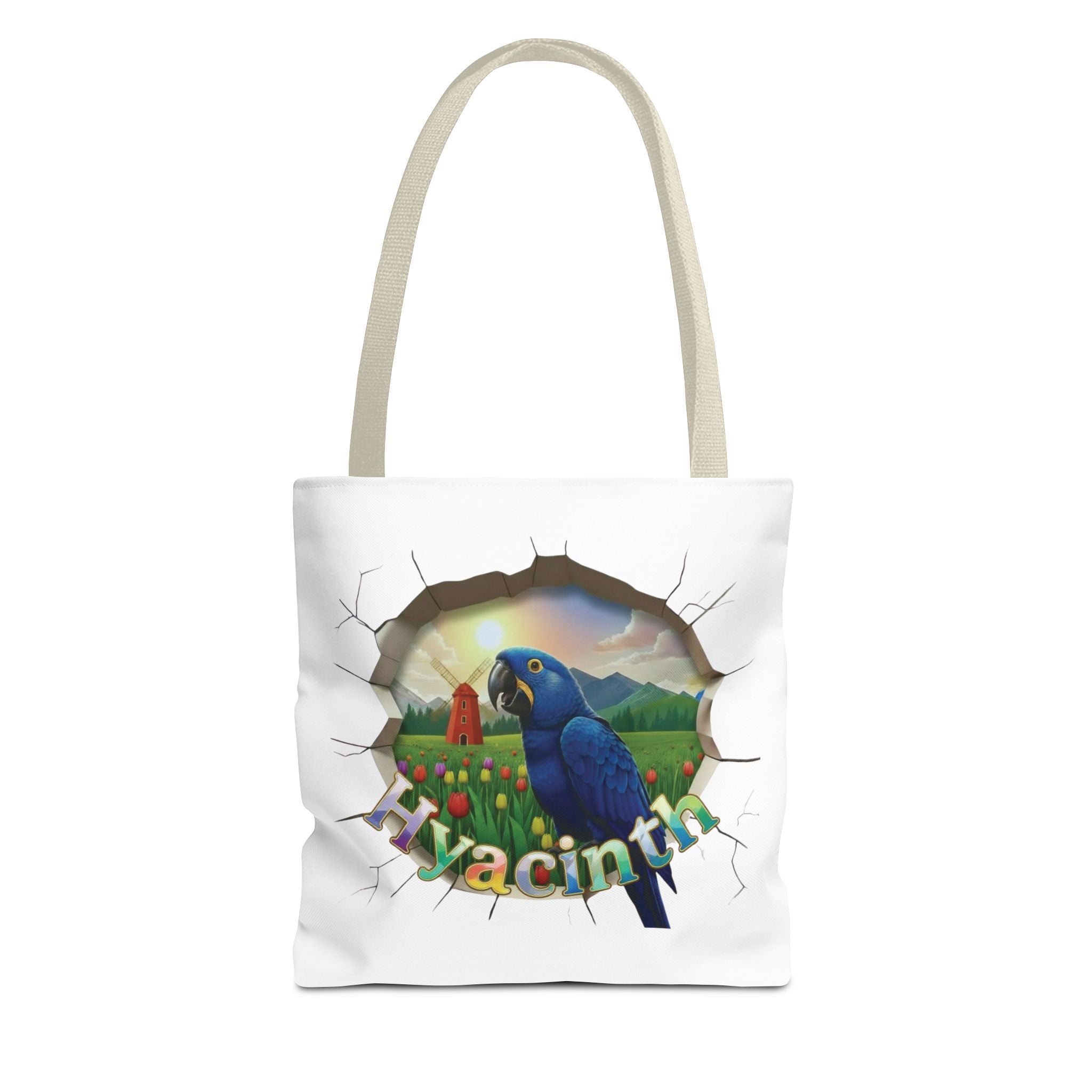 Hyacinth Parrot Art Tote Bag