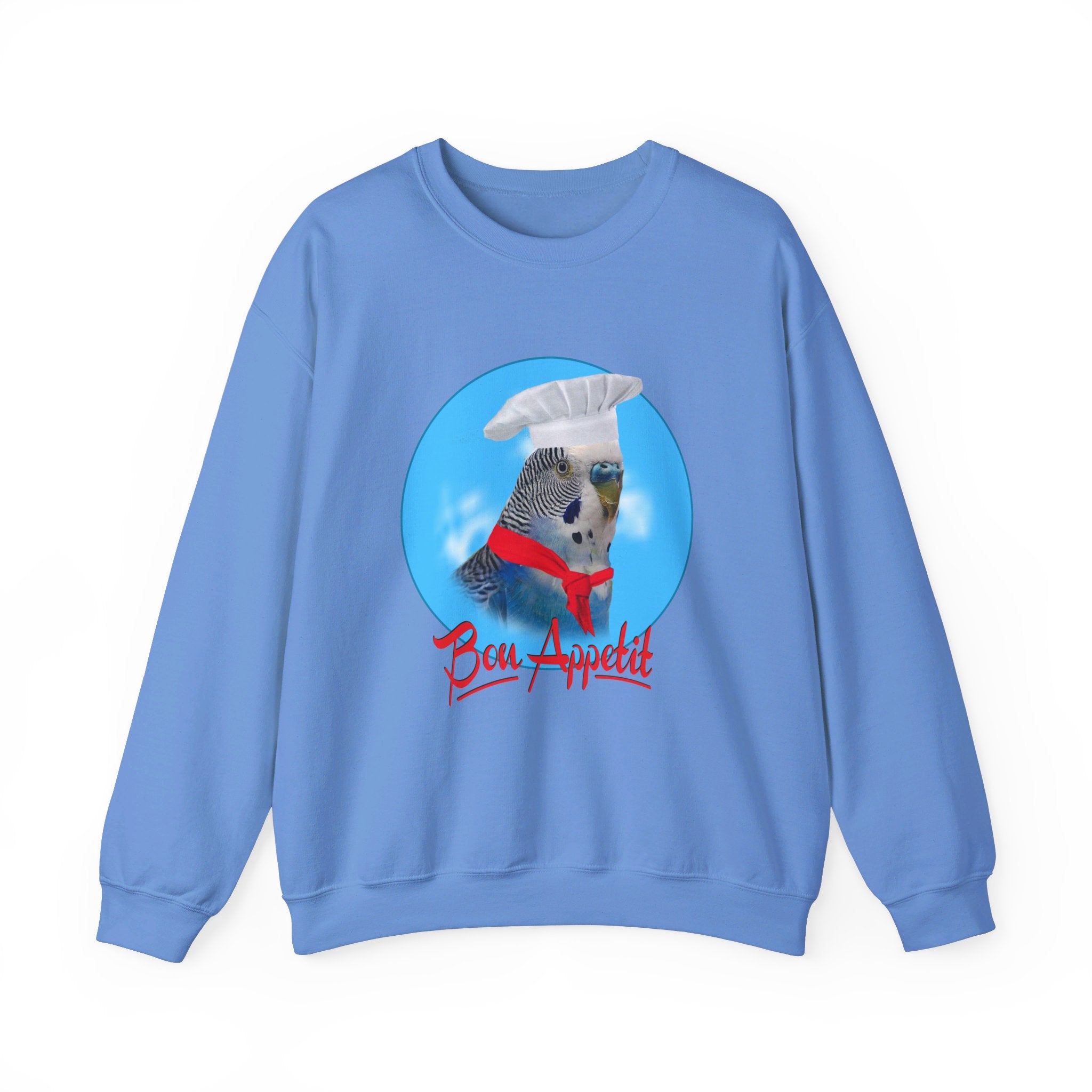 Bon Appetit Blue Budgie Sweatshirt