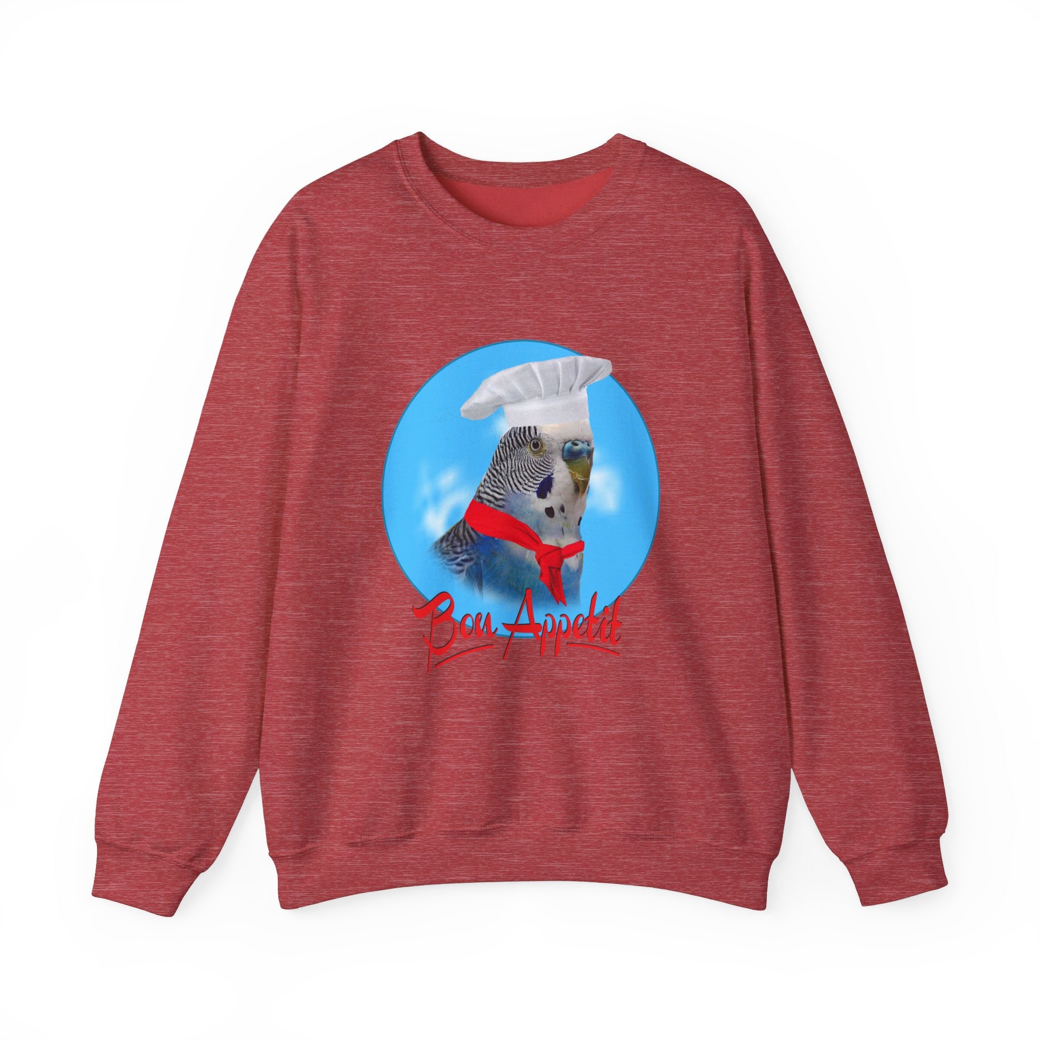 Bon Appetit Blue Budgie Sweatshirt