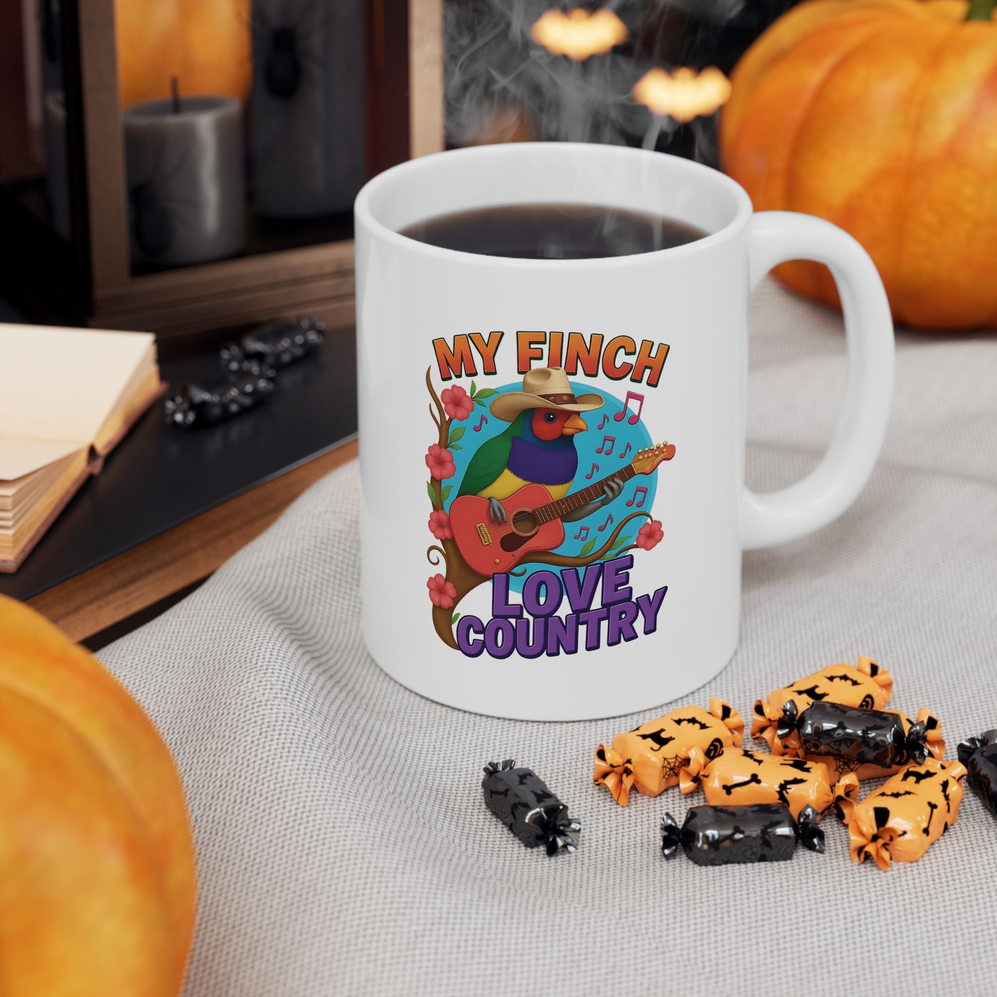 My Finch Love Country Music Mug