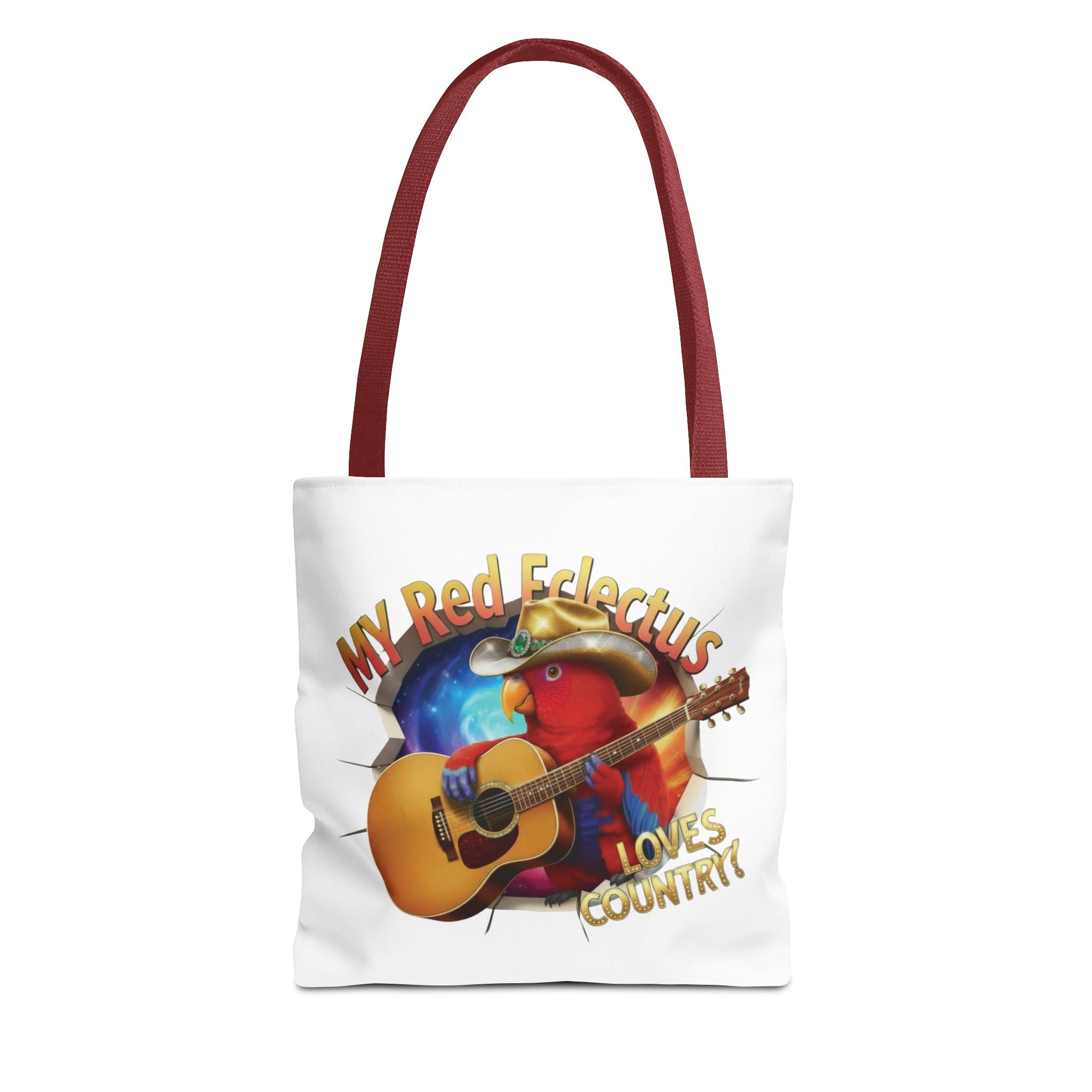 Red Eclectus Breakthrough Tote Bag
