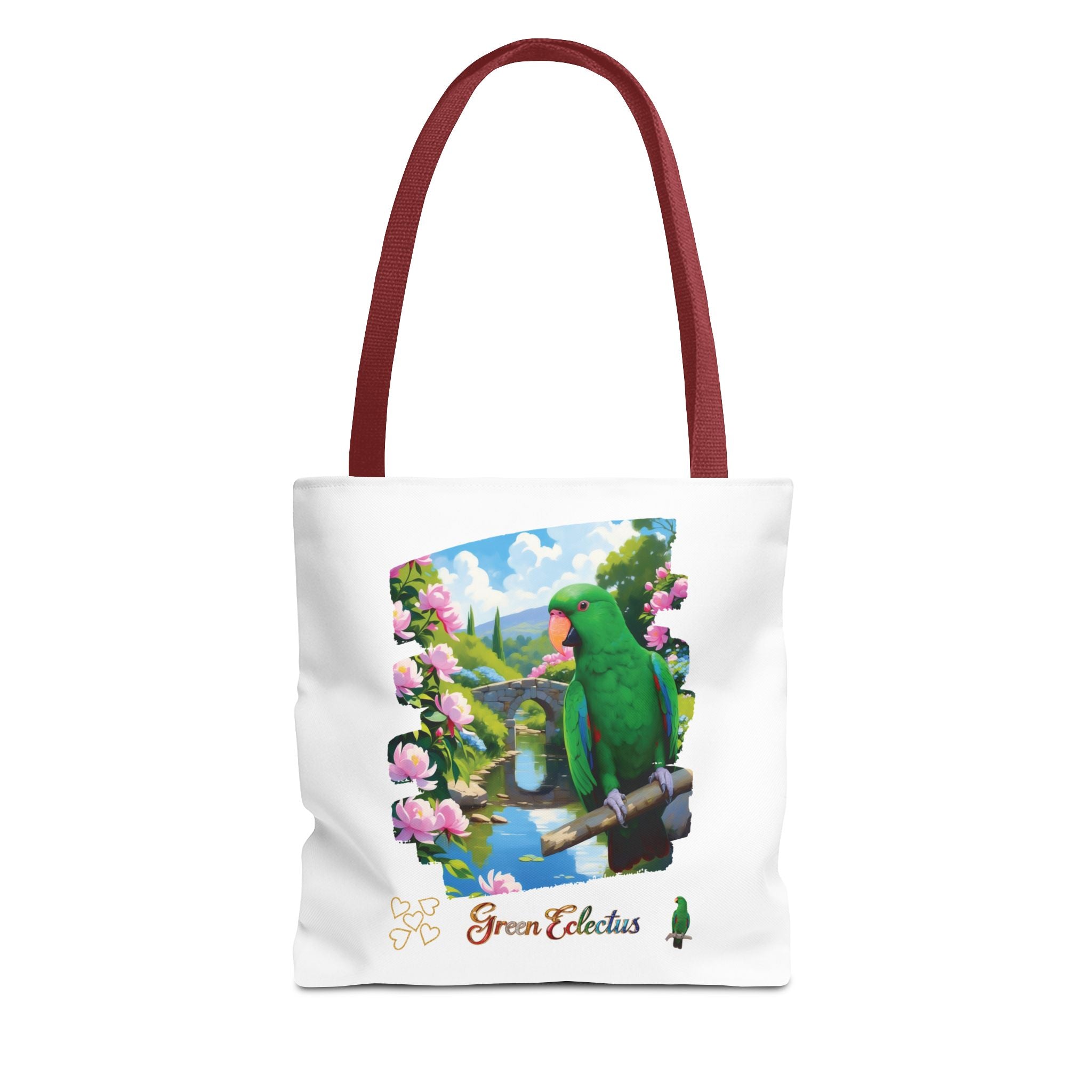 Green Eclectus Nature Scenic Tote Bag