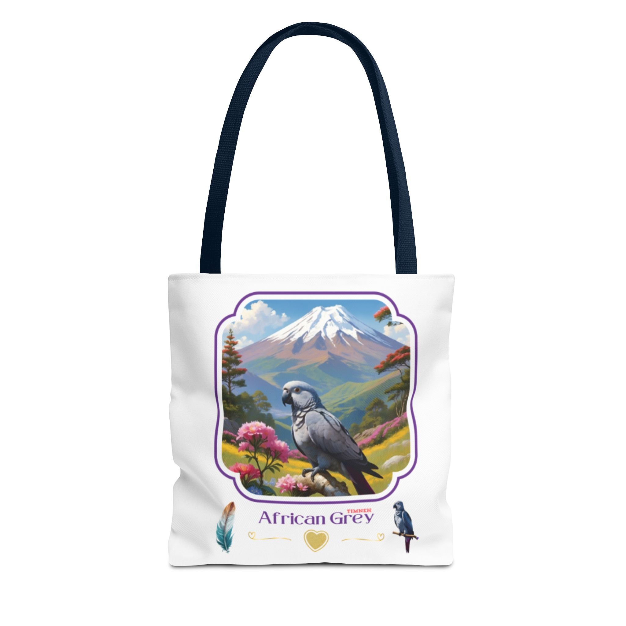 African Grey Timneh Valley Tote Bag
