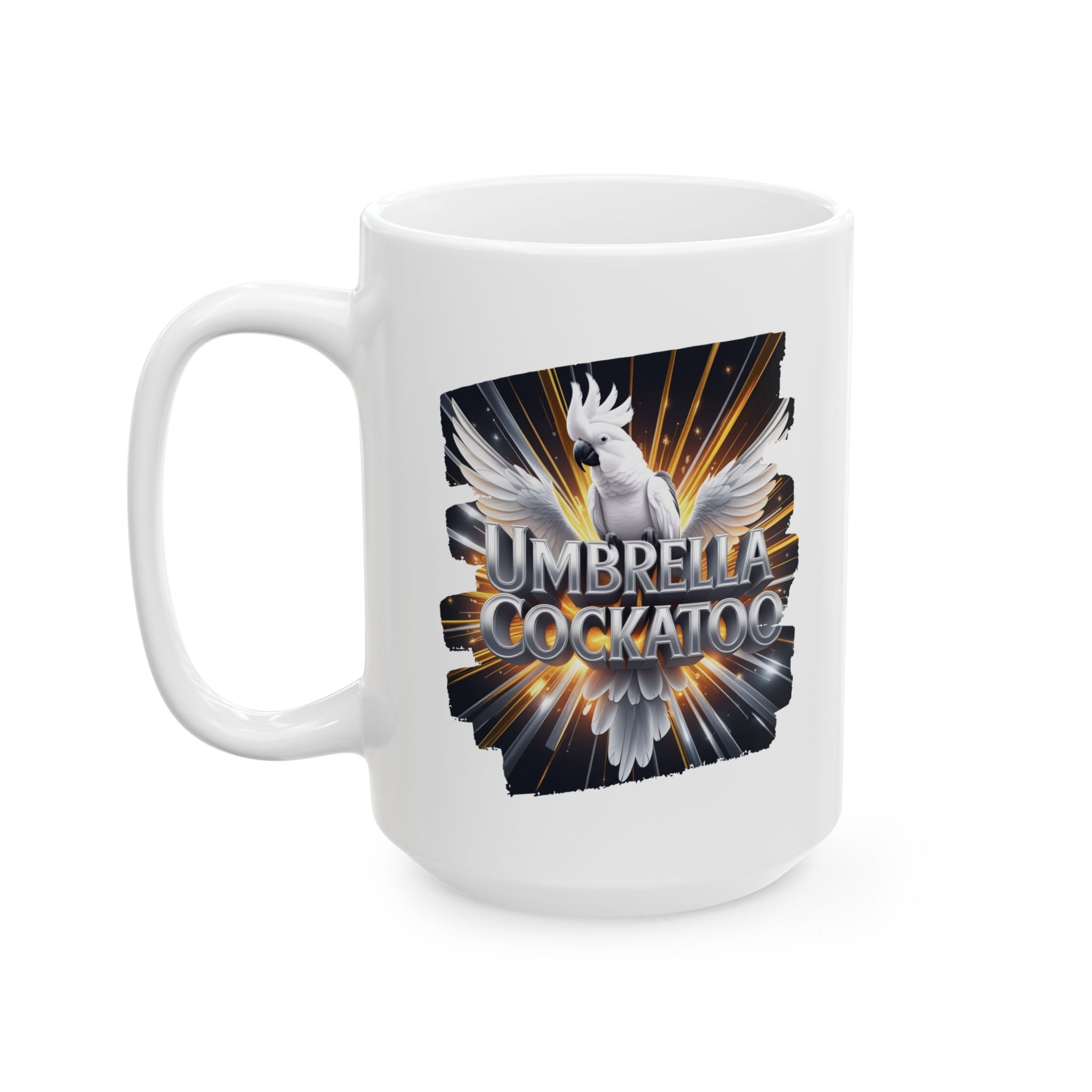 Umbrella Cockatoo Sunburst Mug