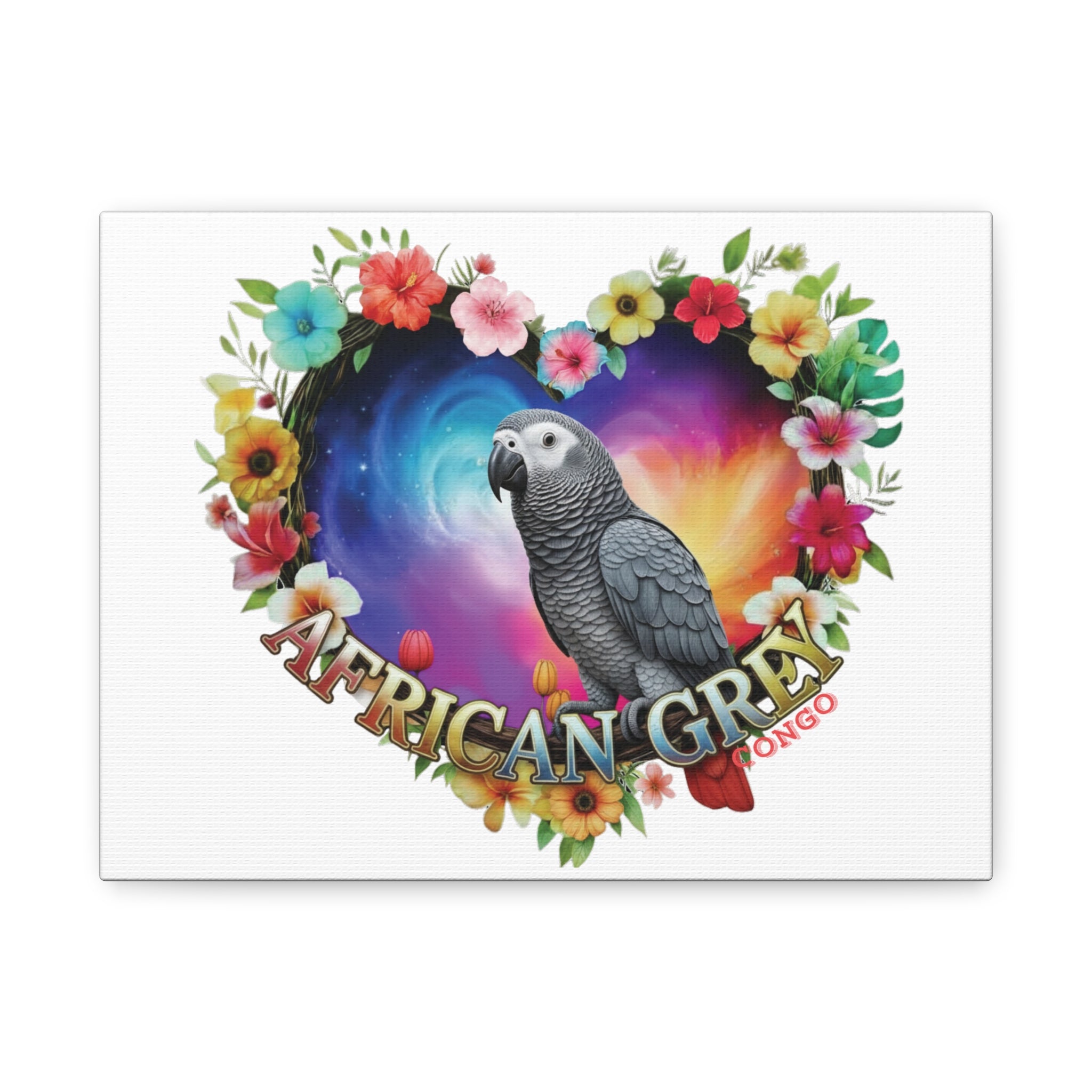 African Grey Congo Wall-Hanging