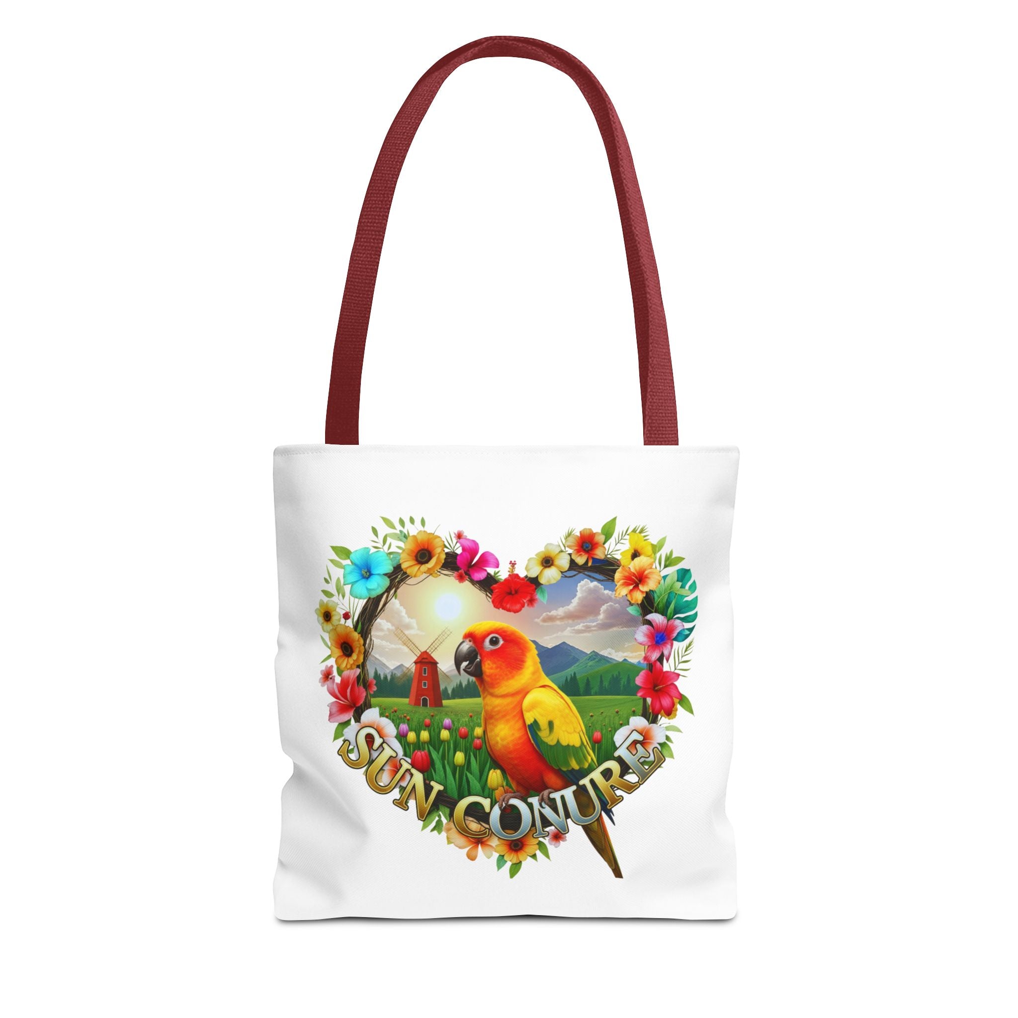 Sun Conure Parrot Tote Bag