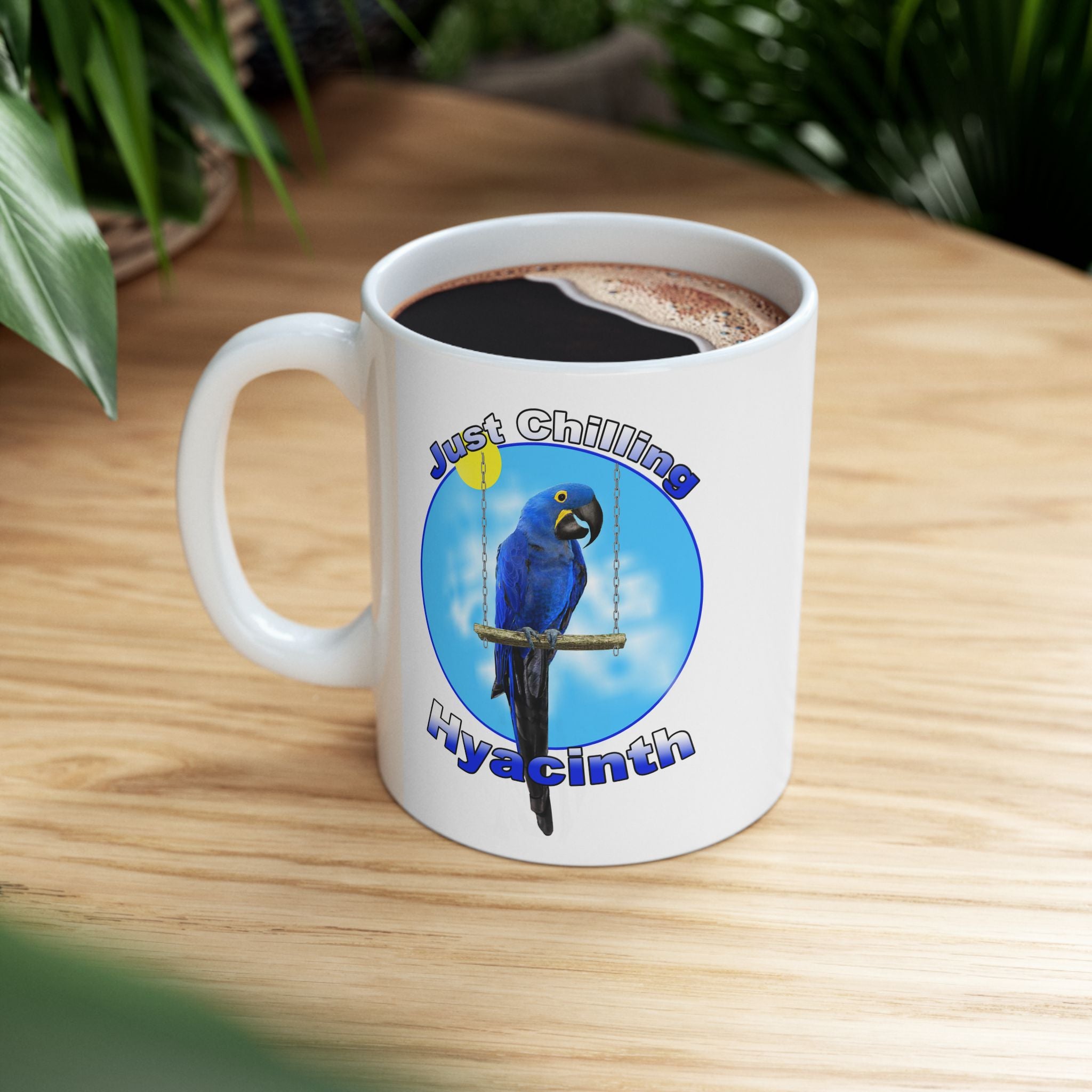 Just Chilling Swing Hyacinth Mug