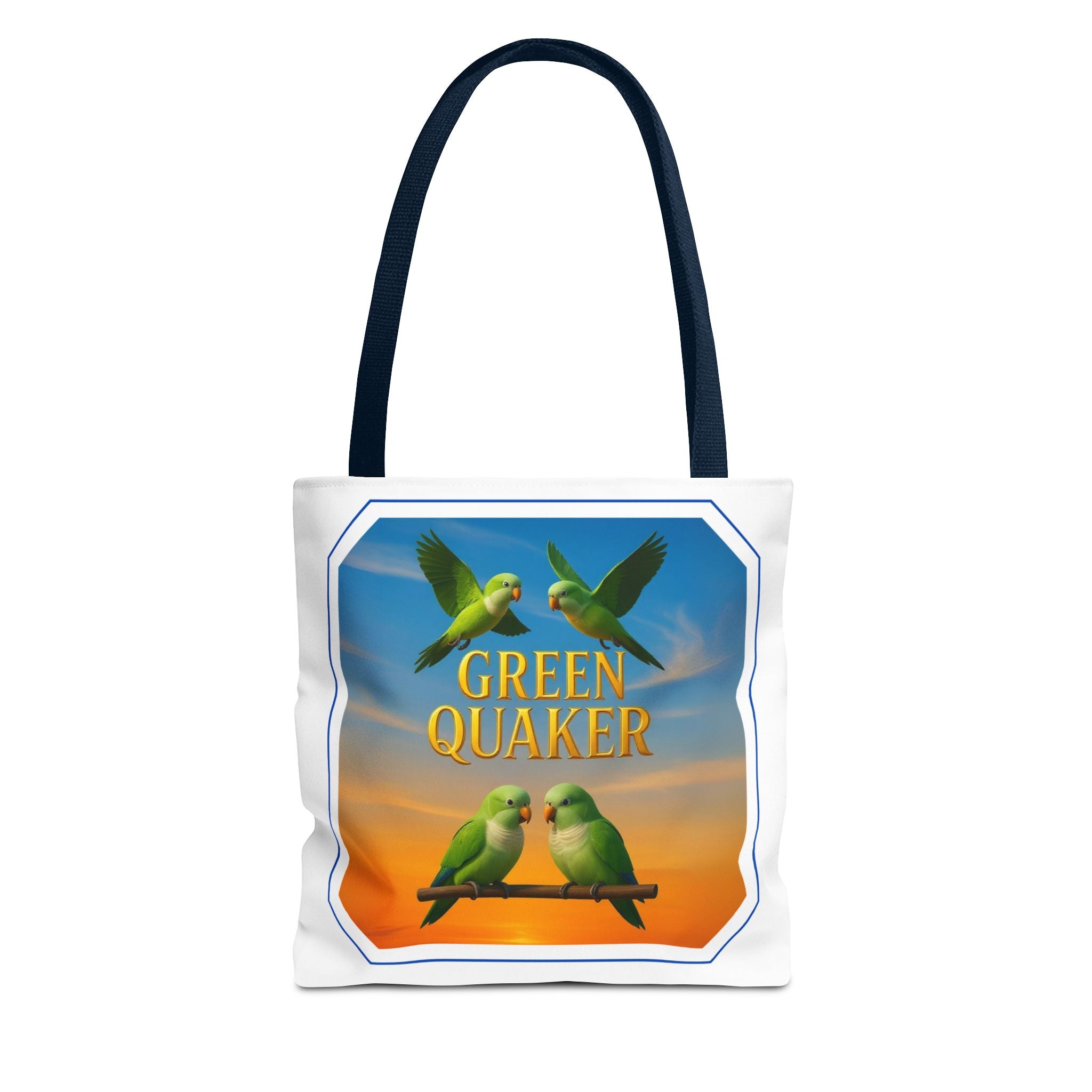 Green Quaker Flying Tote Bag