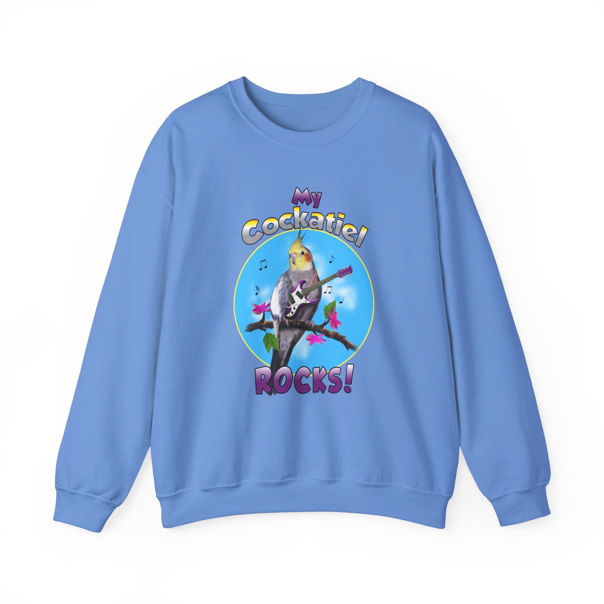 My Cockatiel Rocks Guitar Sweatshirt