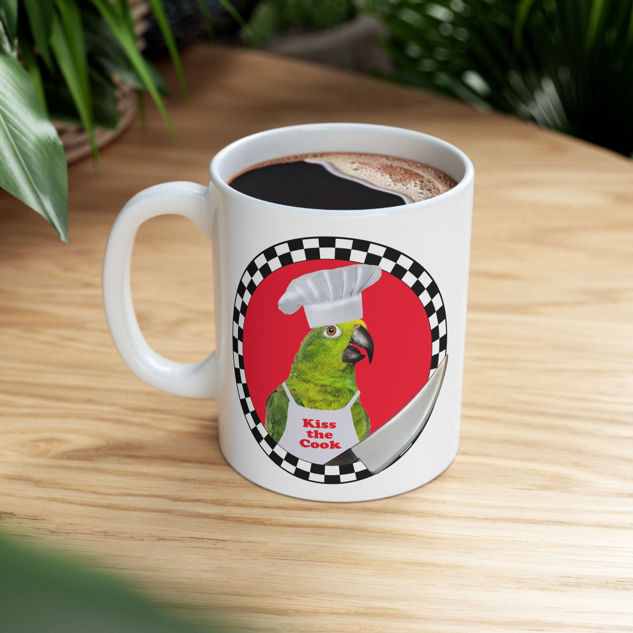 Kiss The Cook Amazon Mug