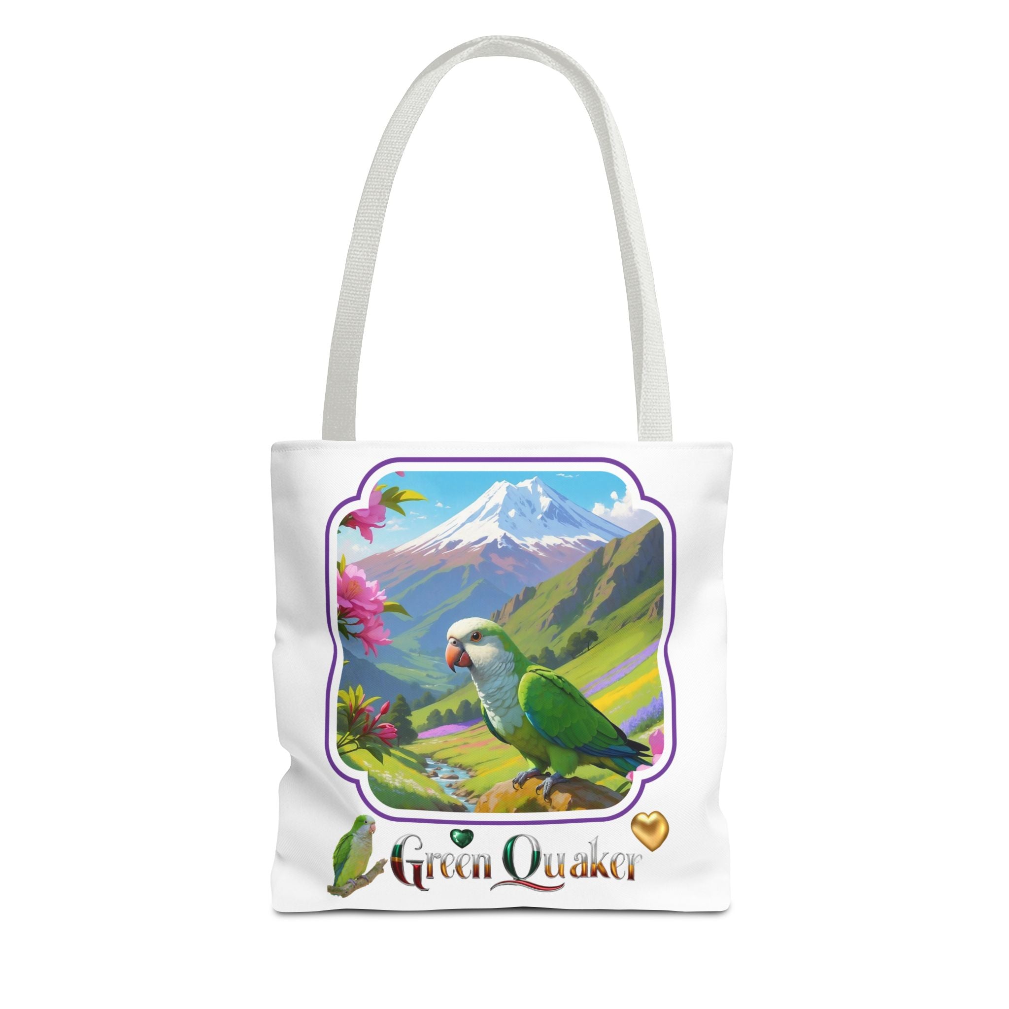 Mountain Green Quaker Tote Bag