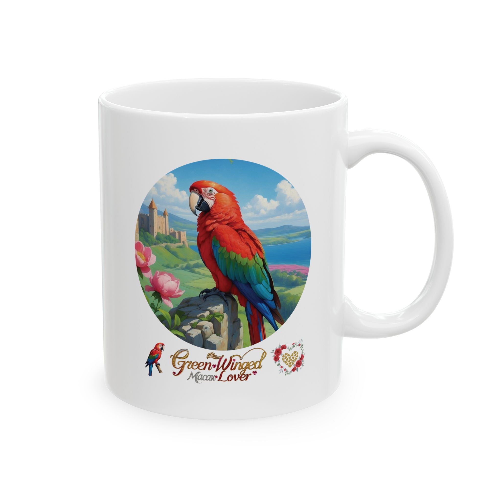 Green-Winged Macaw Lover Mug