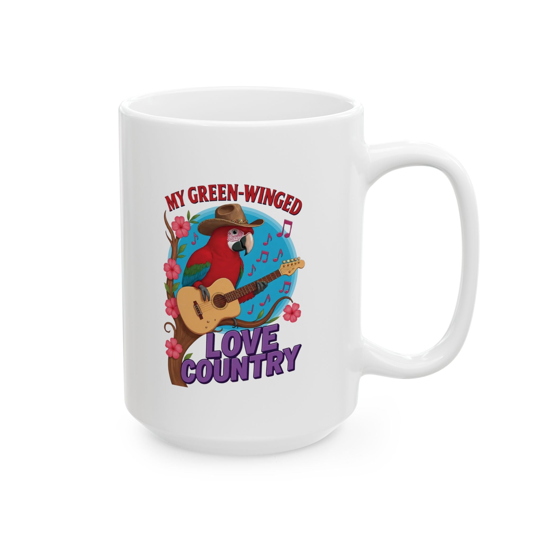My Green-Winged Loves Country Mug