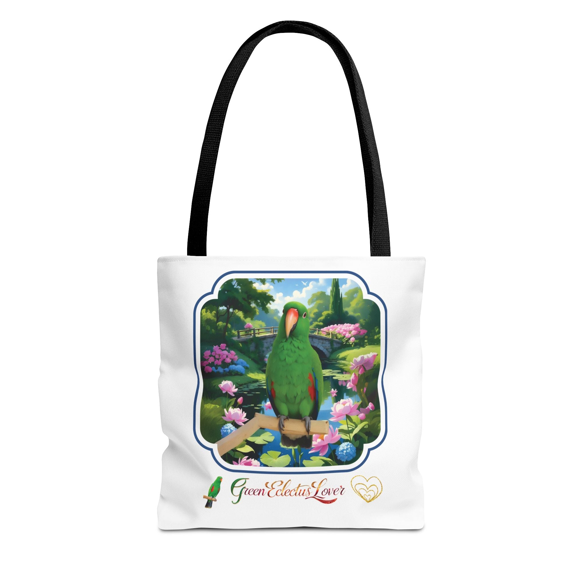 Green Eclectus Tote Bag