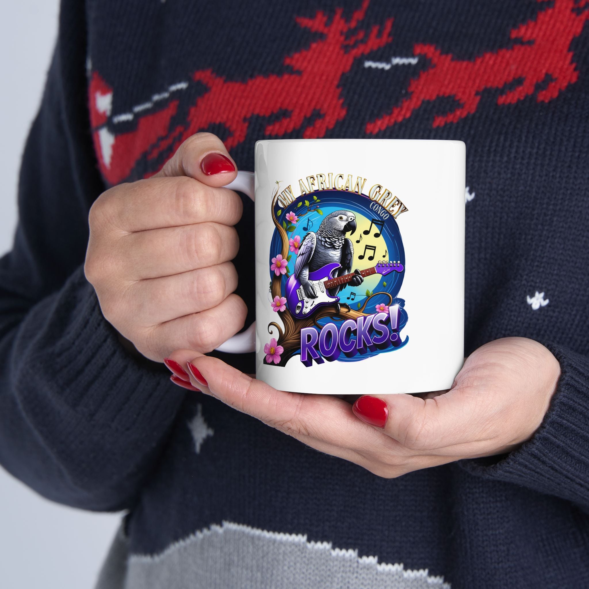 African Grey Congo Mug