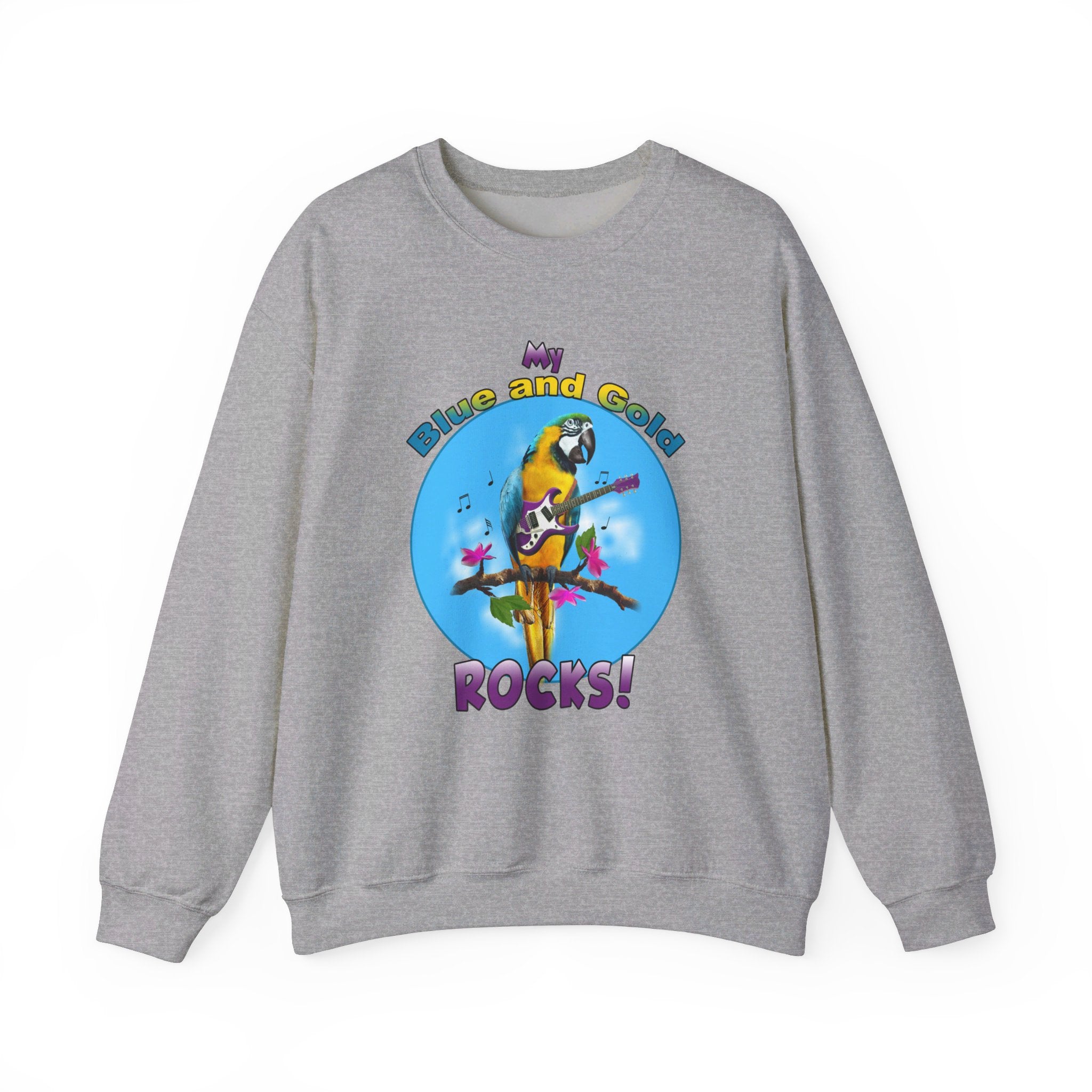 My Blue And Gold Rocks Guitar Sweatshirt