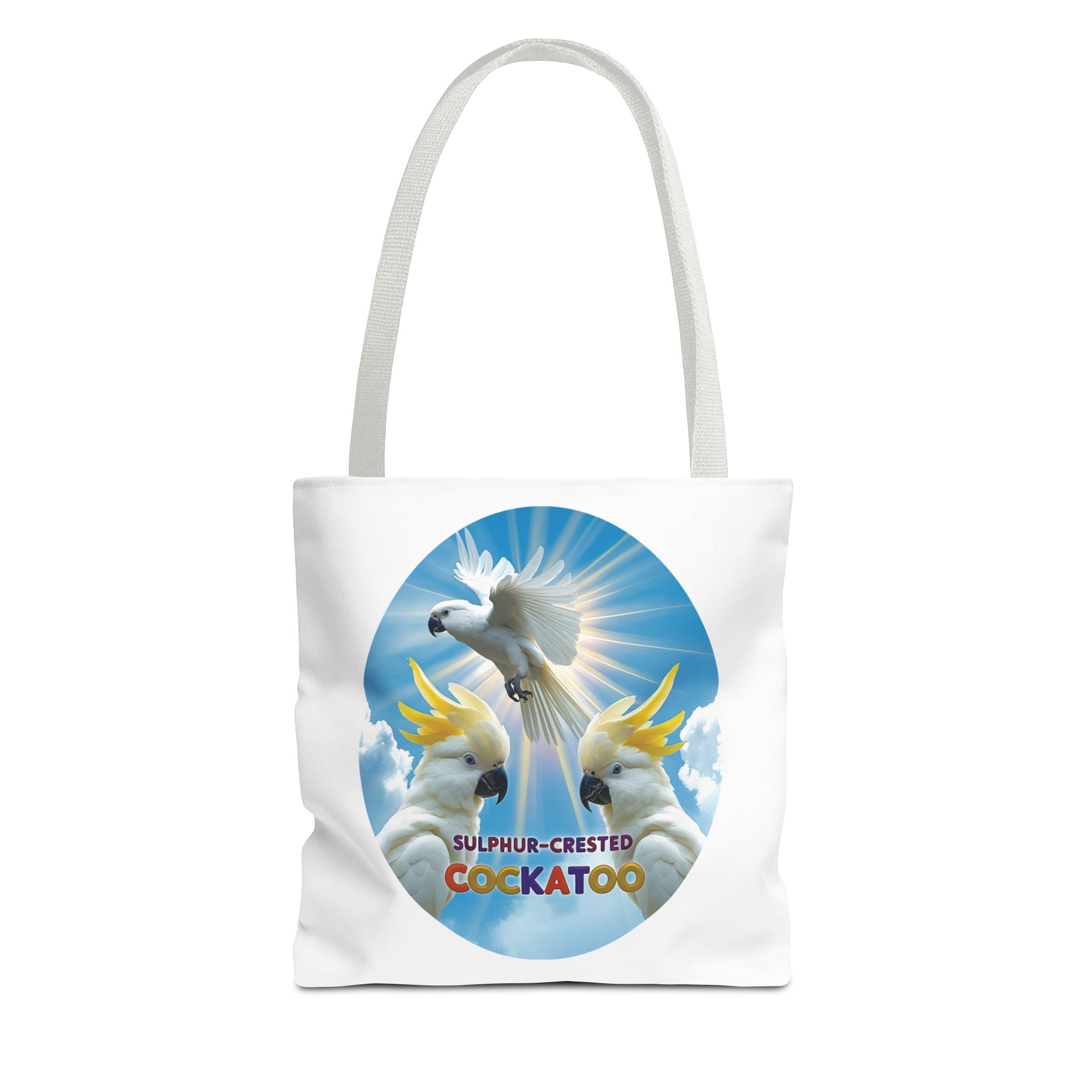 Sulphur-Crested Cockatoo Flying Tote Bag