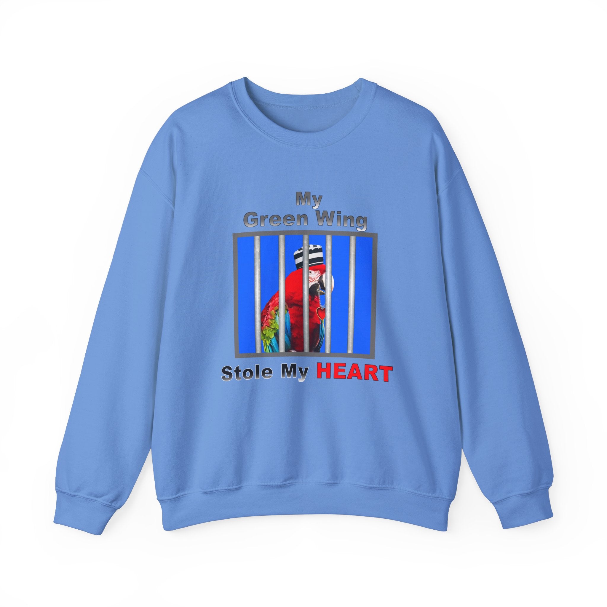 My Green Winged Stole My Heart Sweatshirt